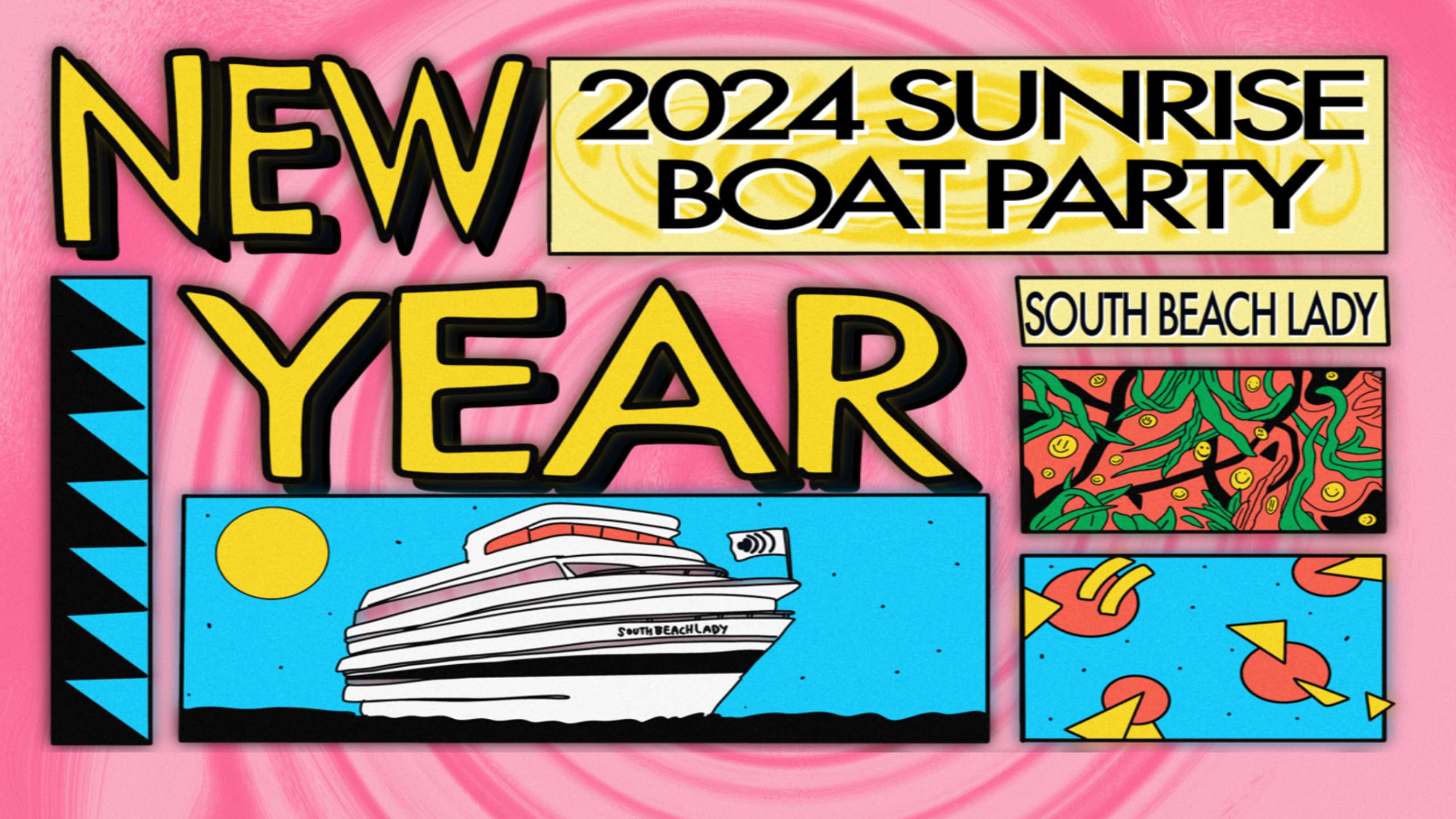 New Year New Sun Boat Party 2024