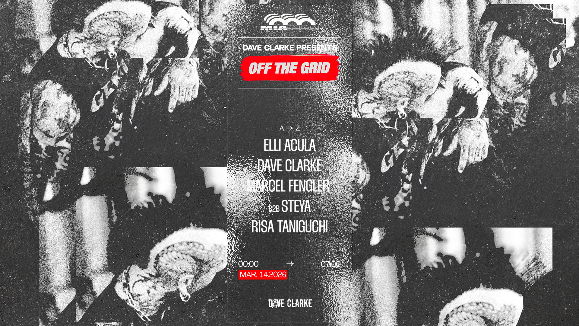 Off The Grid : Elli Acula, Risa Tanagushi, Dave Clarke