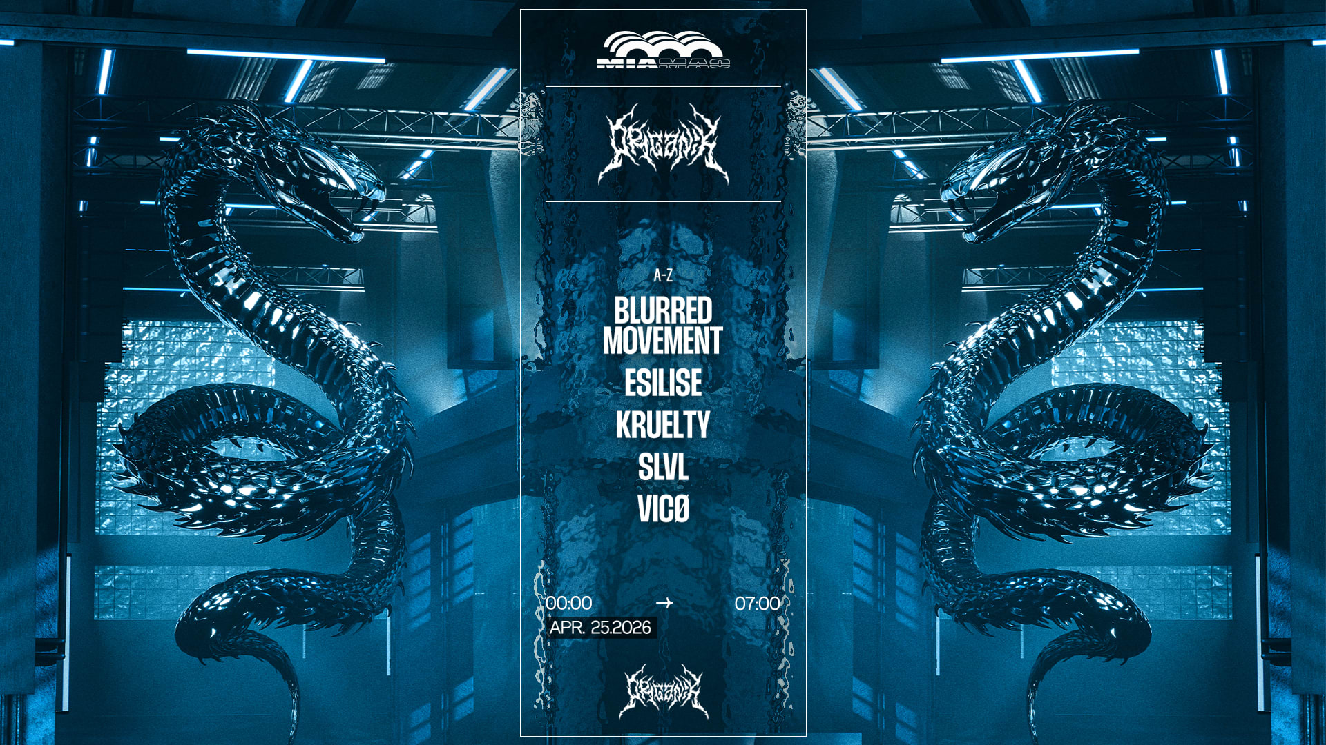 Organïk : Slvl, Kruelty, Blurred Movement, Esilise & Vicø