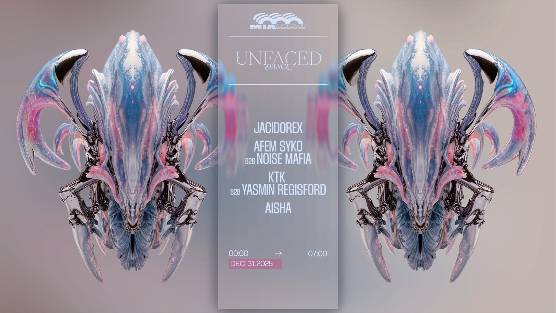 Unfaced • Nye : Jacidorex, Afem Syko B2b Noise Mafia & More