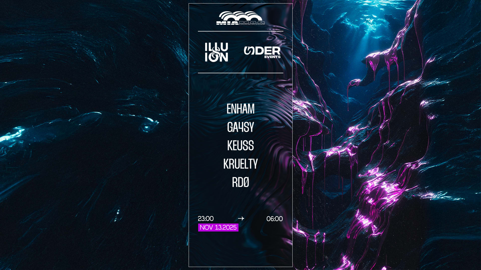 Illusion X Under : Kruelty, Rdø, Enham, Ga4sy, Keuss