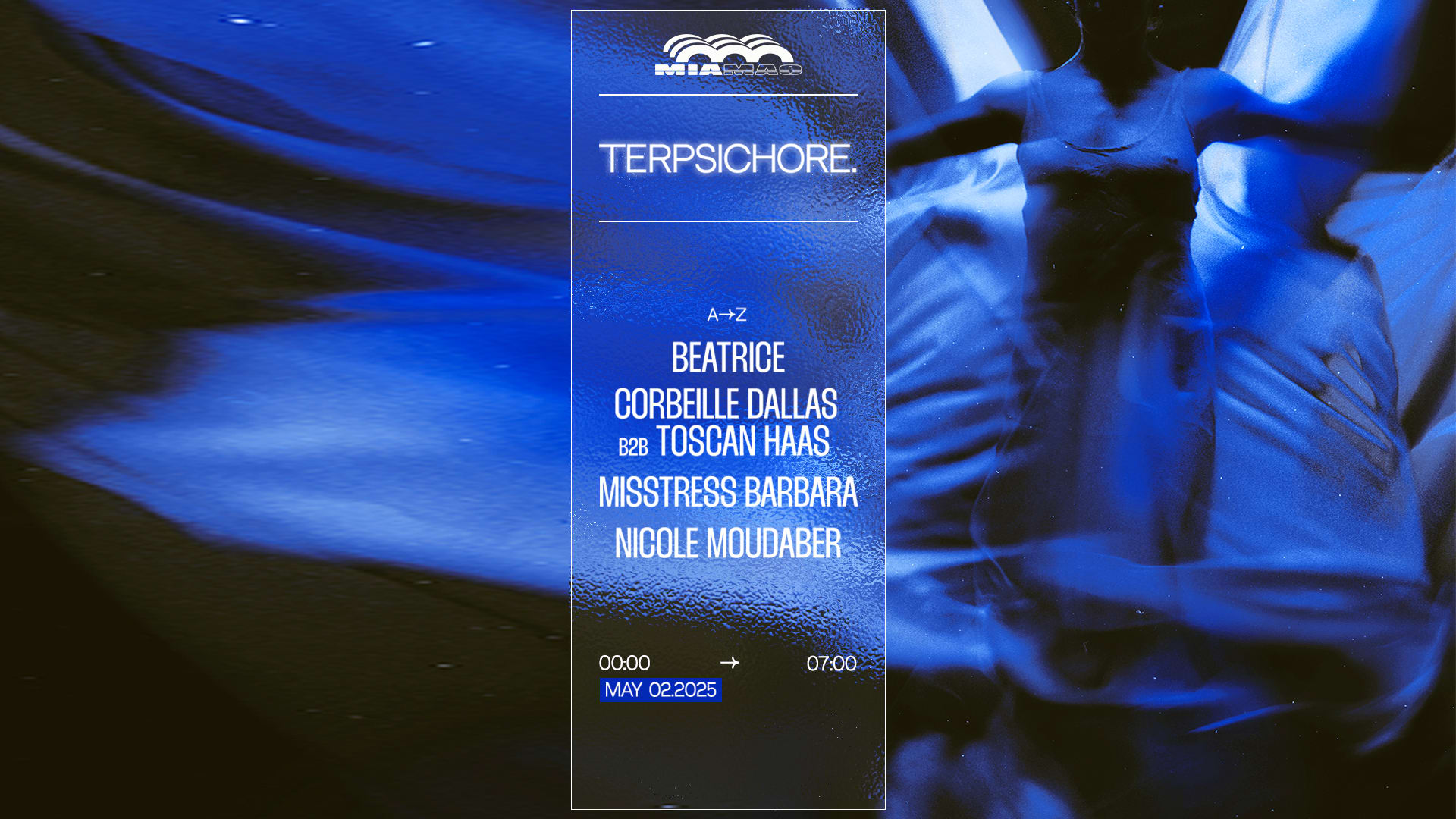 Terpsichore: Nicole Moudaber, Beatrice, Misstress Barbara...