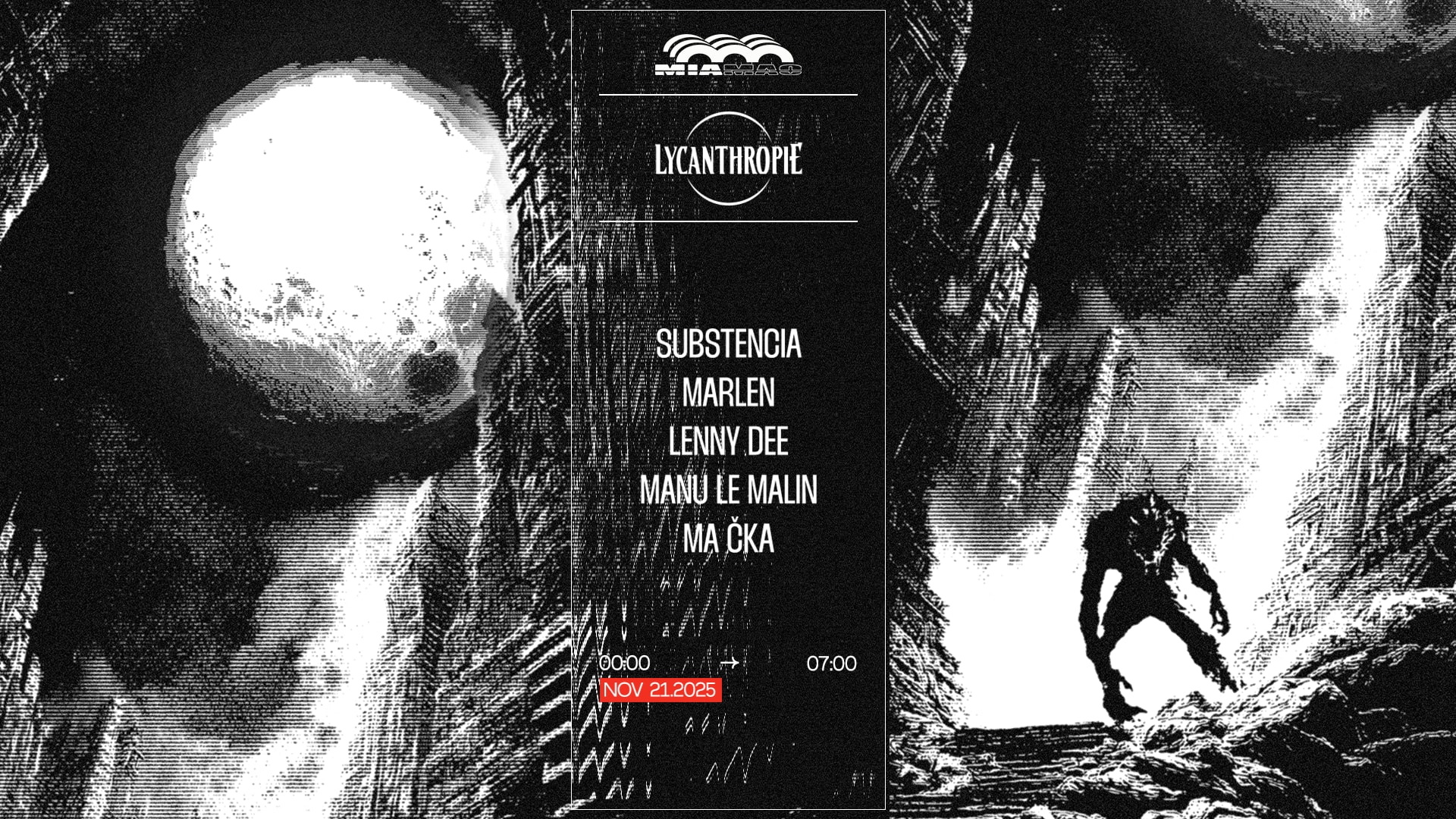 Lycanthropie : Manu Le Malin, Substencia, Lenny Dee, Ma Cka