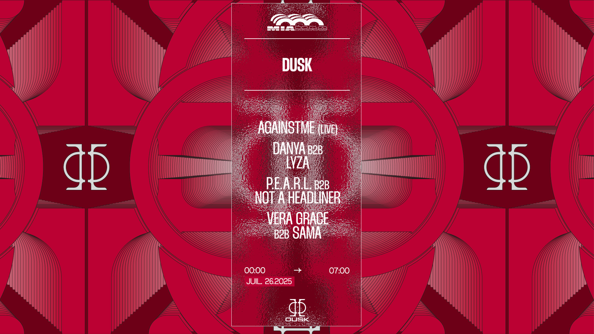 Dusk: P.E.A.R.L. B2b Not A Headliner, Againstme (Live) &More