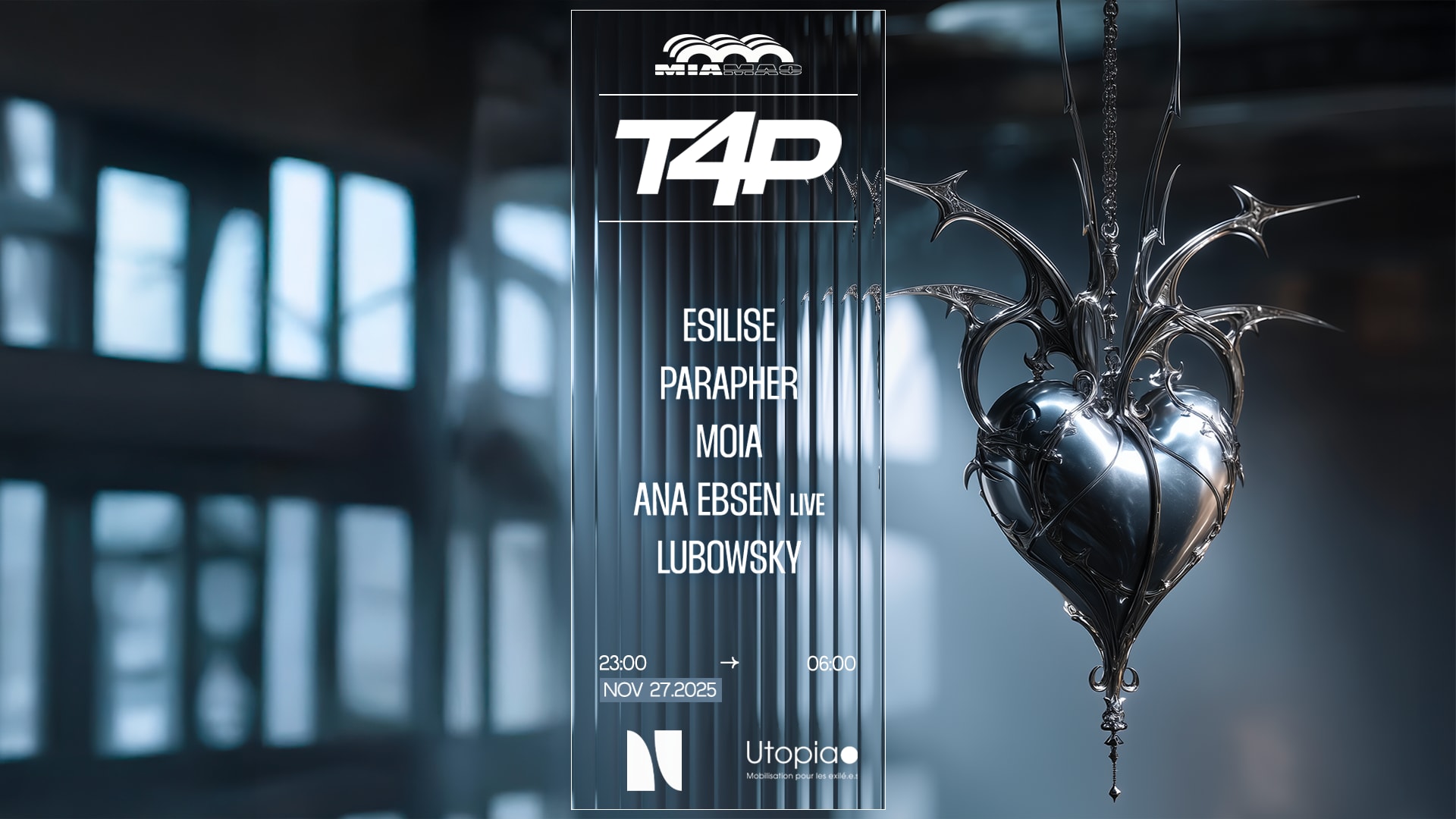 T4p : Moia, Parapher, Esilise, Lubowsky & Ana Ebsen (Live)