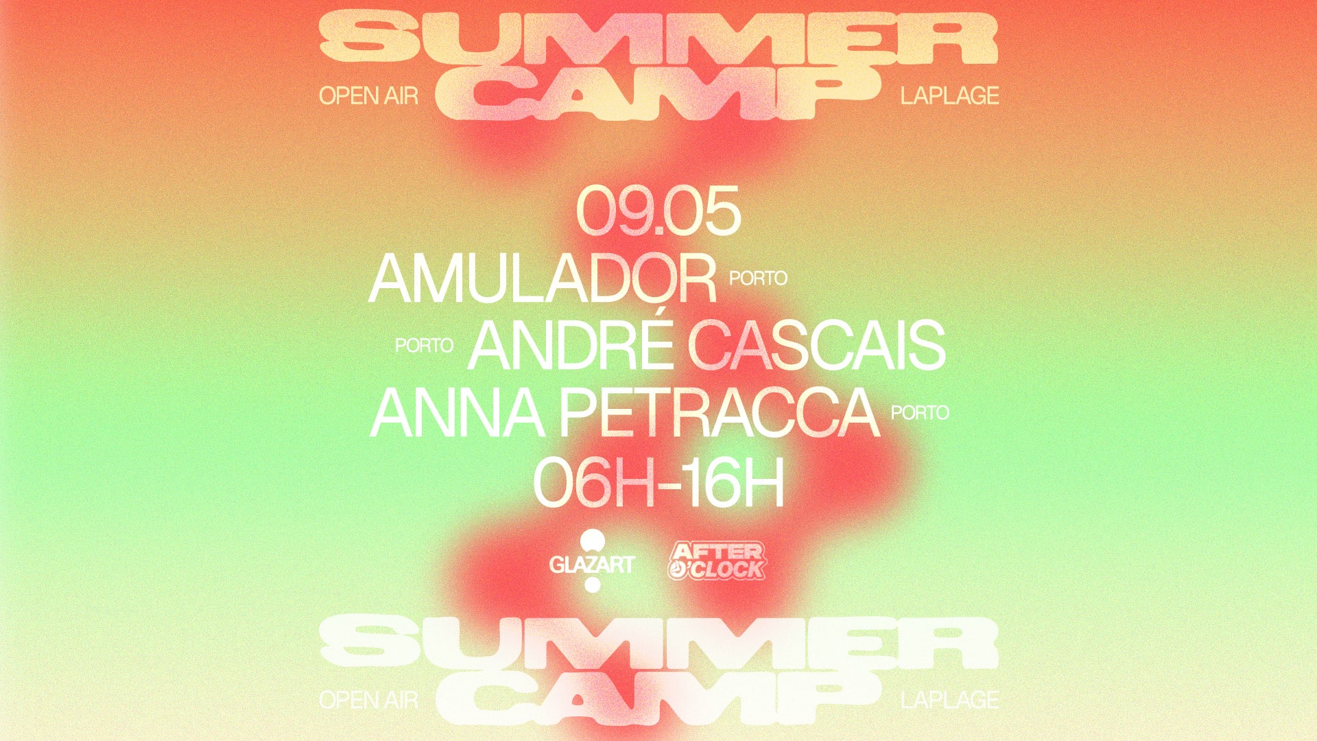 After O'clock X La Plage Open Air : Amulador & More