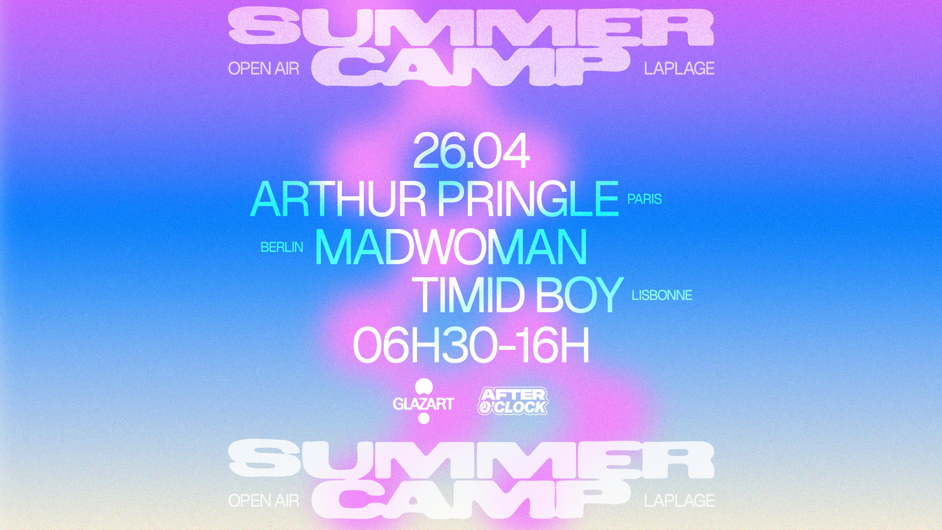 After O'clock X La Plage Open Air : Madwoman & More