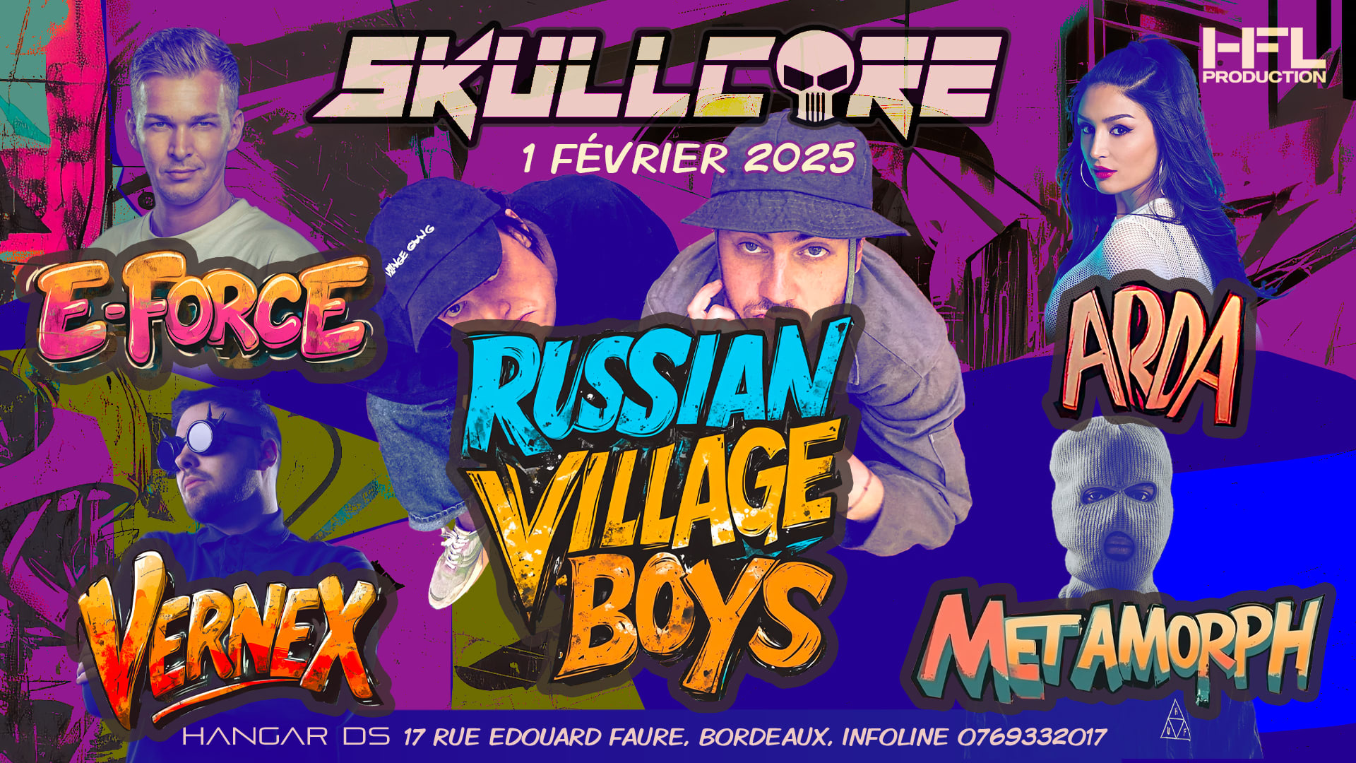 Skullcore W/ Village Russian Boys - E-Force - Vernex - Arda