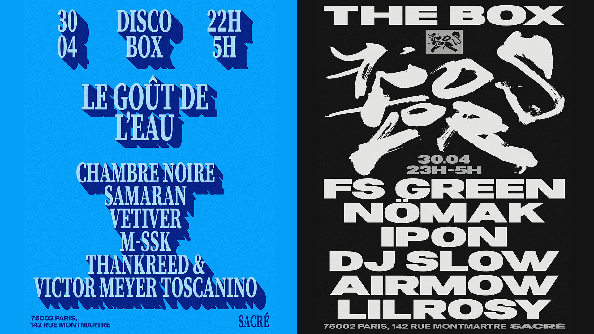 The Box / Disco Box - 30 Avril 2026