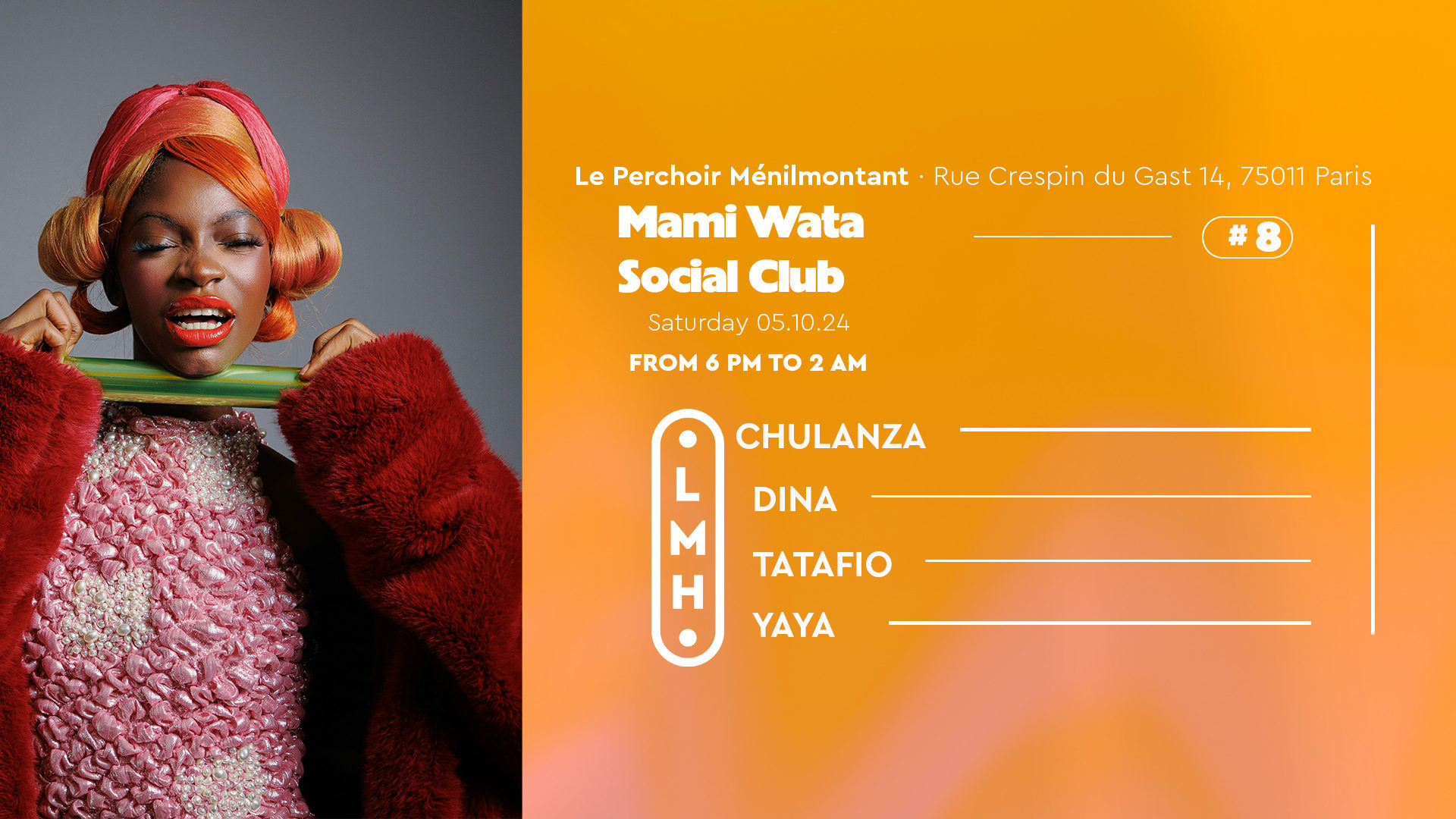 Mami Wata Social Club #8 / Le Perchoir Ménilmontant