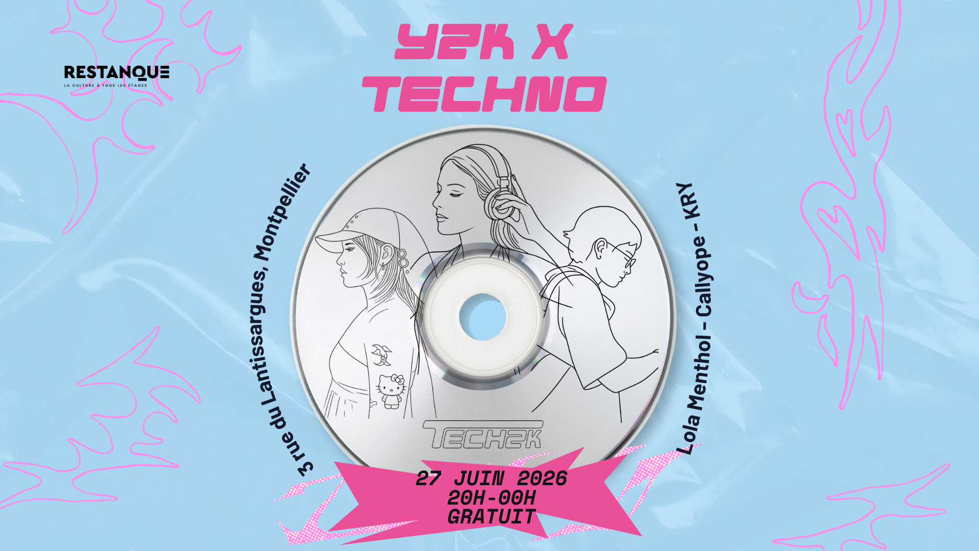 Tech2k - Soirée Y2k X Techno (Gratuit)