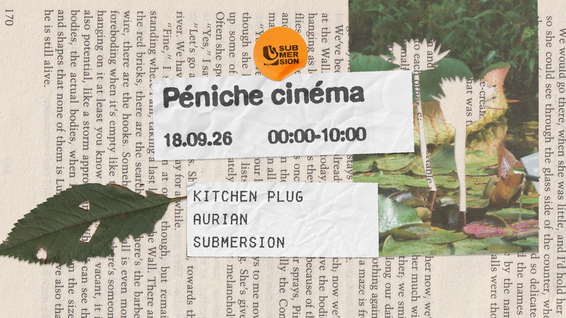 Submersion Invite Aurian & Kitchen Plug
