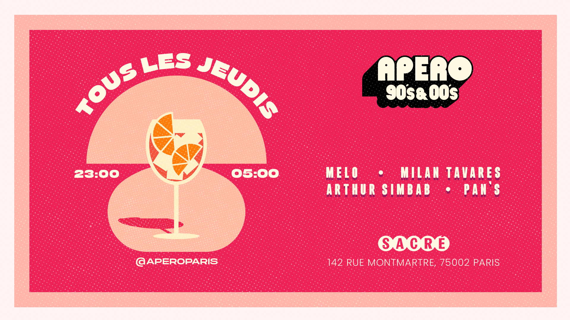 Apero 90's-00's - Jeudi 05 Décembre