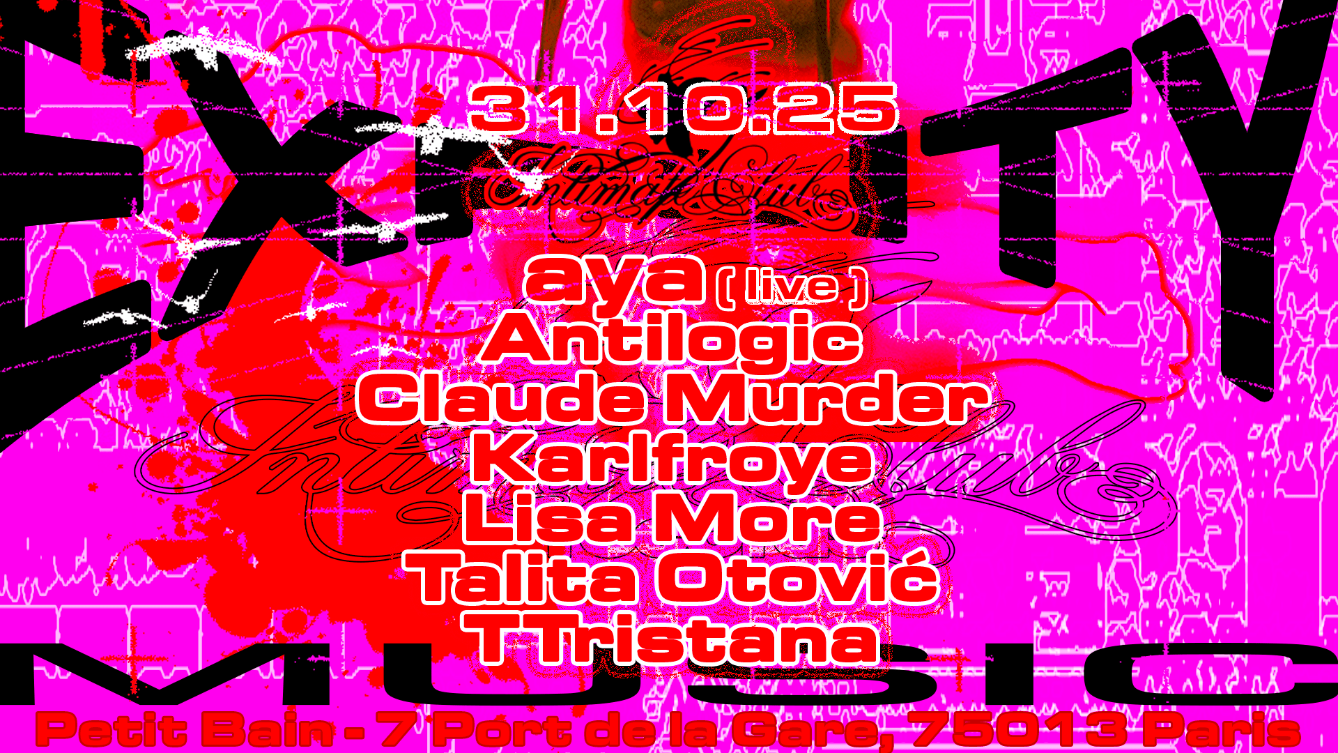 Halloween : Explity Music X Intimate Club Records