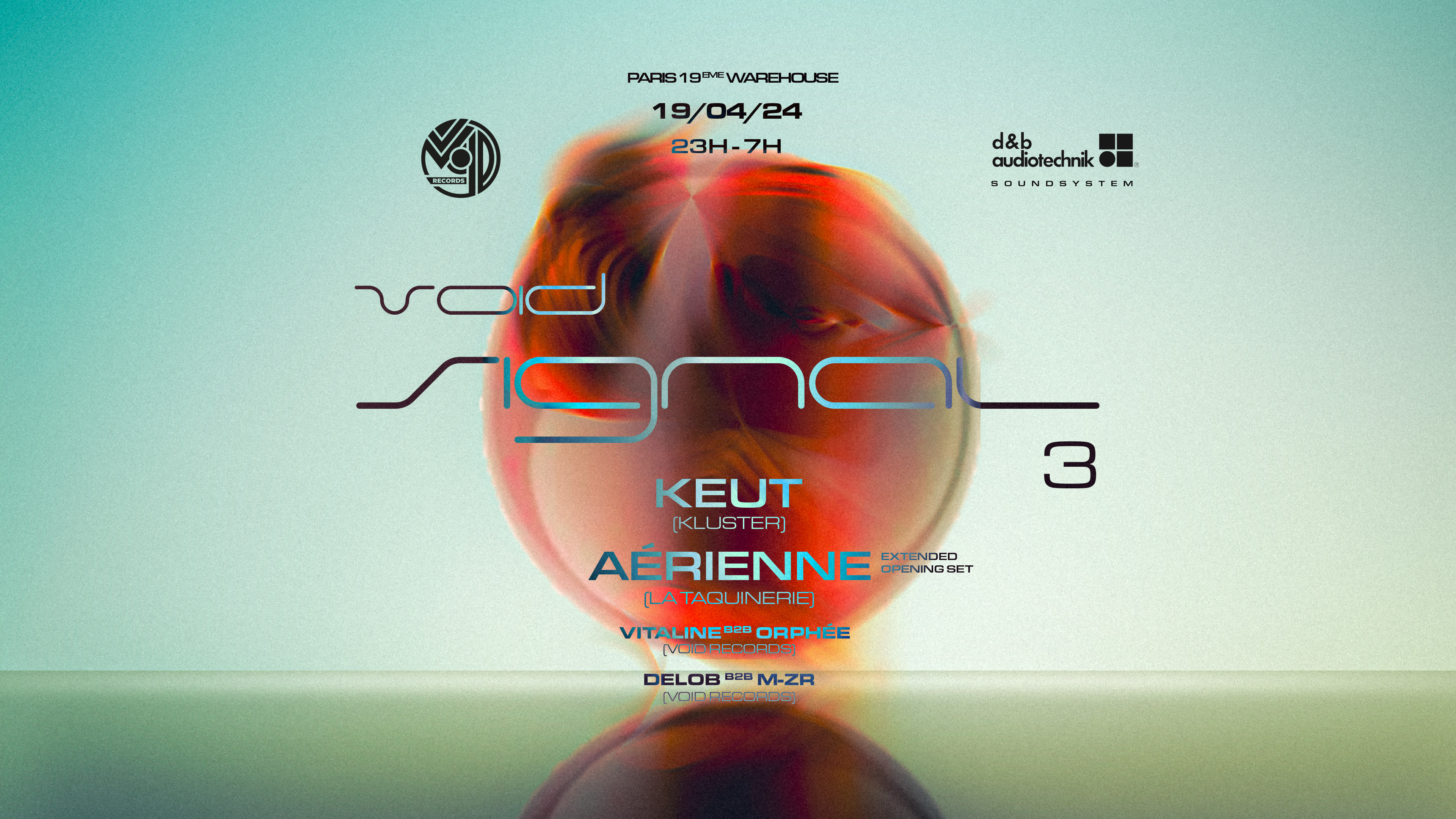 Void Signal III W/ Keut (Kluster), Aérienne (La Taquinerie)