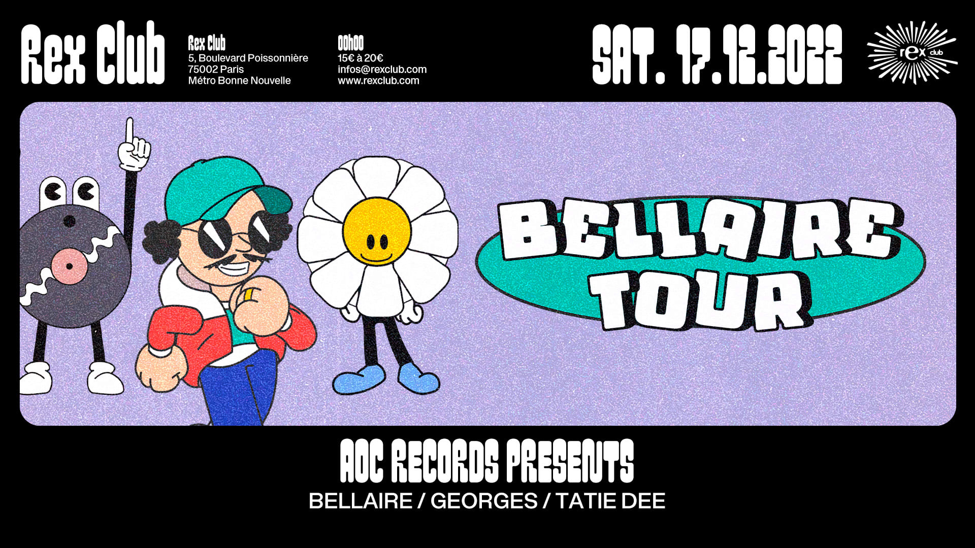 Aoc Records Presents: Bellaire, Georges & Tatie Dee 