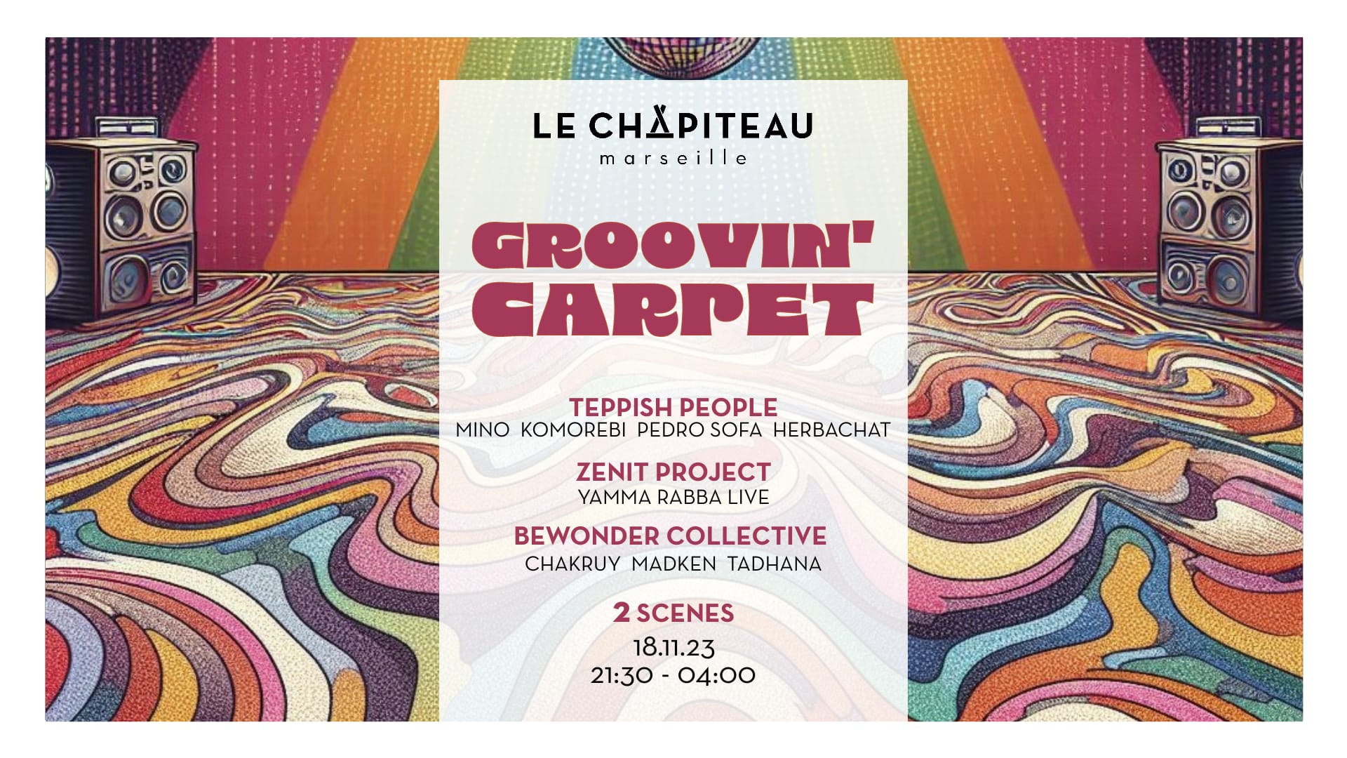 Groovin' Carpet By Teppish People, Zenit' & Bewonder
