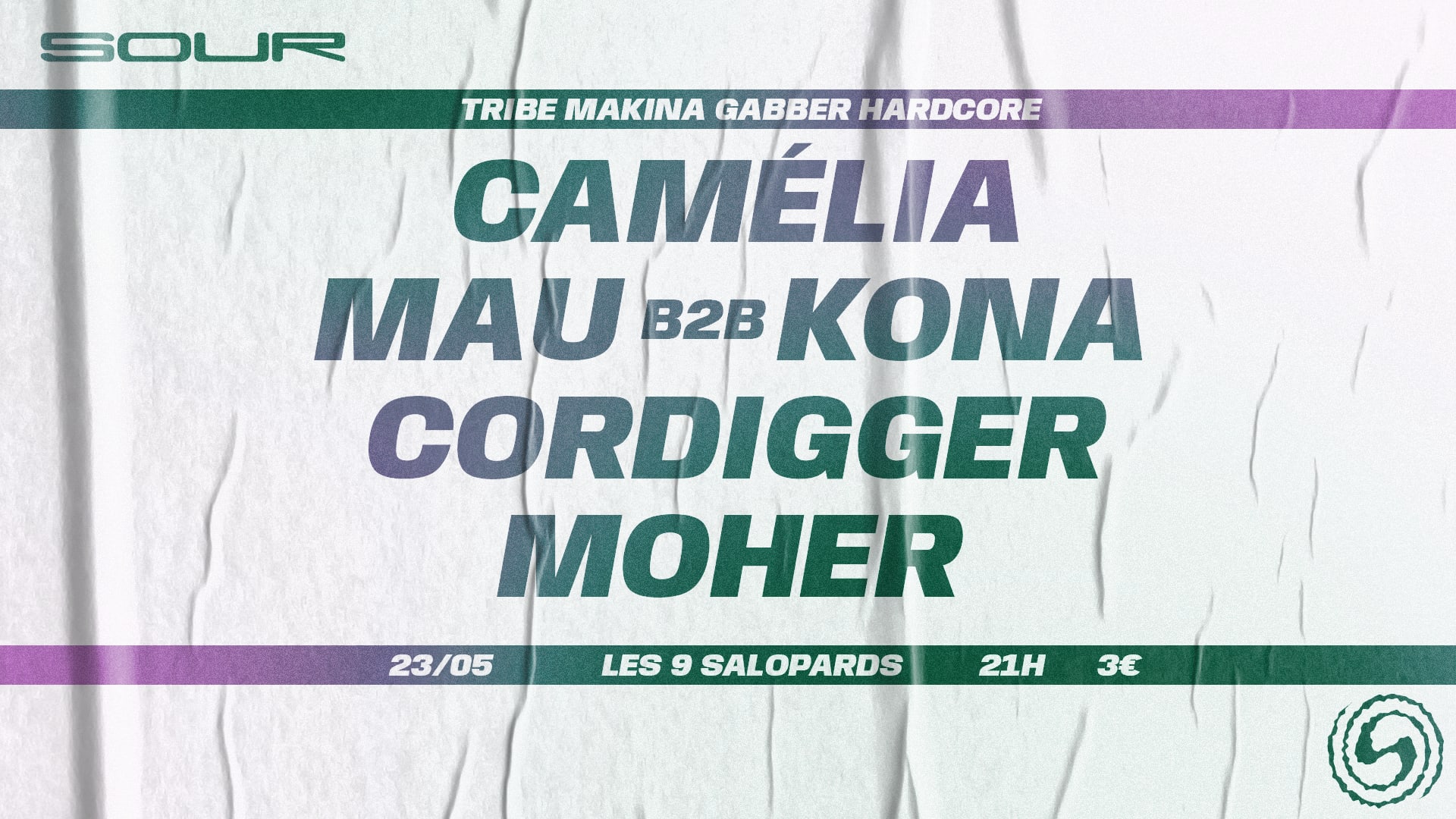 Sour : Camélia Mau Kona Cordigger Moher