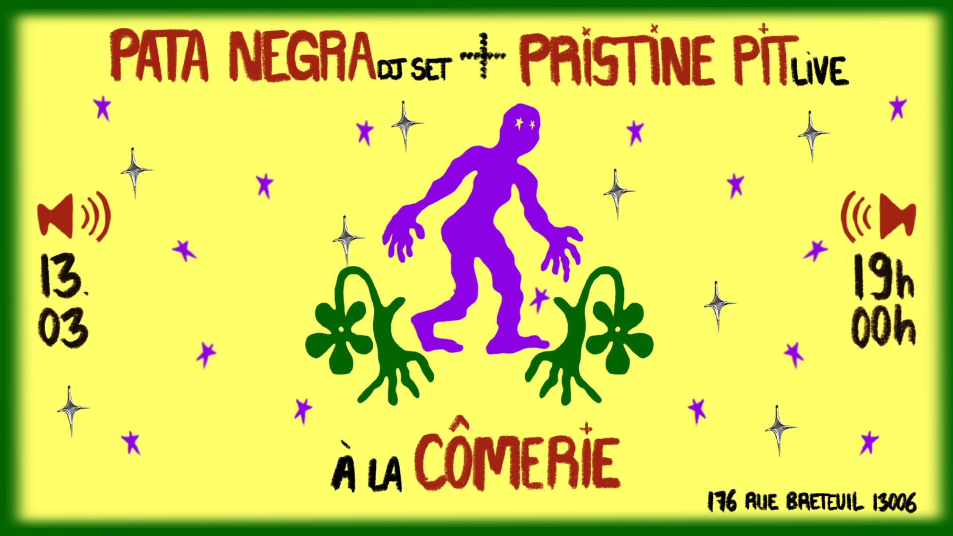 Pata Negra À La Cômerie W/ Pristine Pit