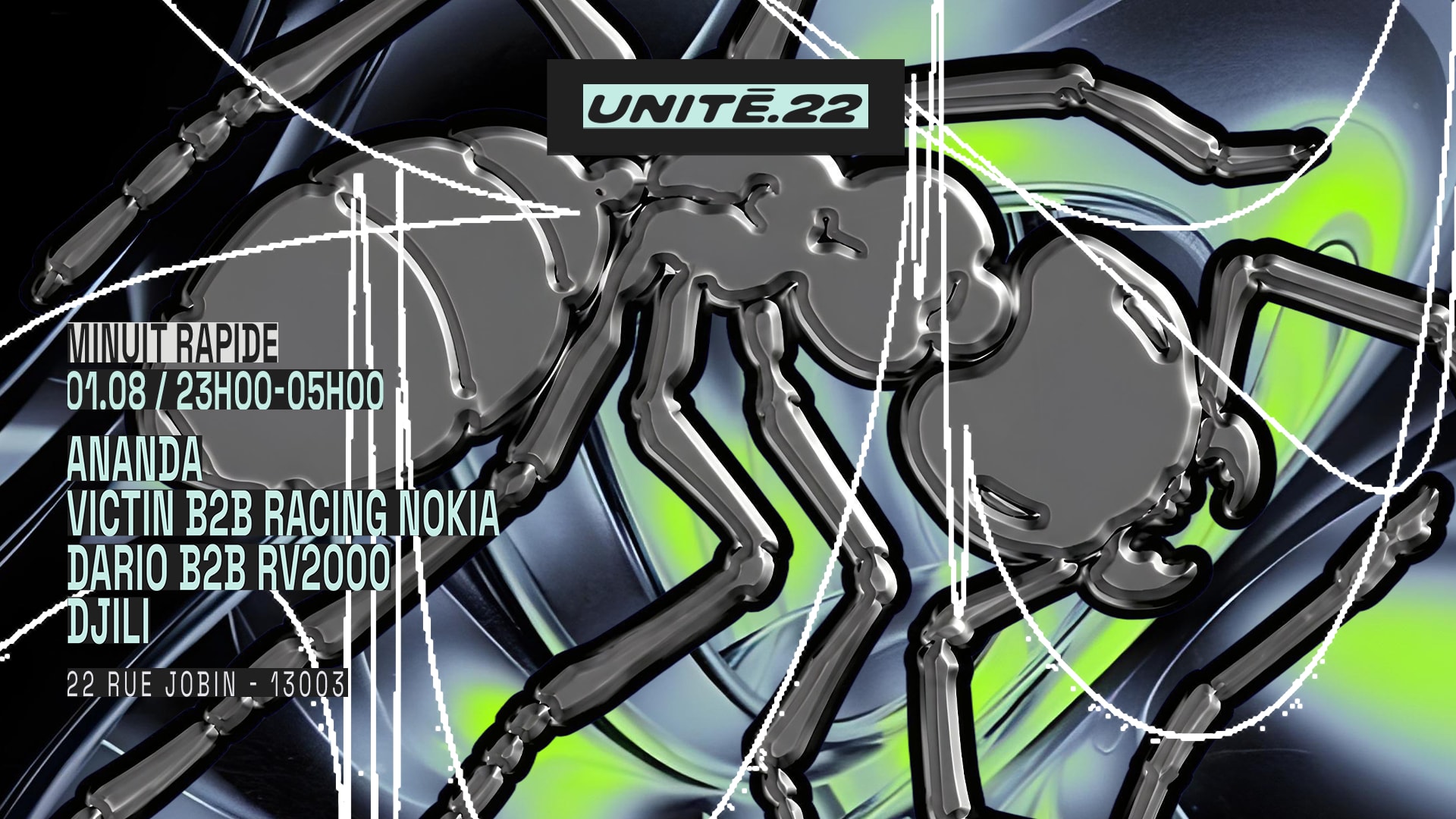 U.22 X Minuit Rapide : Ananda, Victin & Minuit Rapide Djs