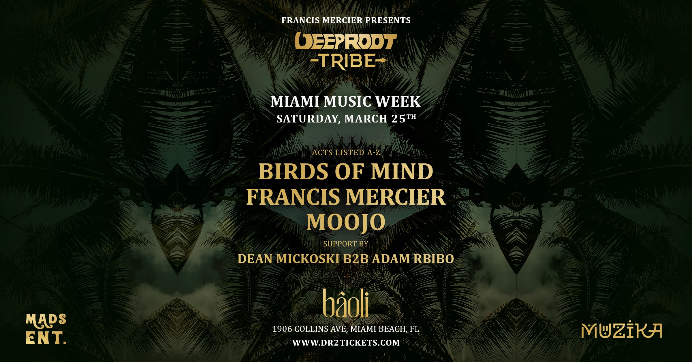 Deep Root Miami Music Week At Baoli Miami