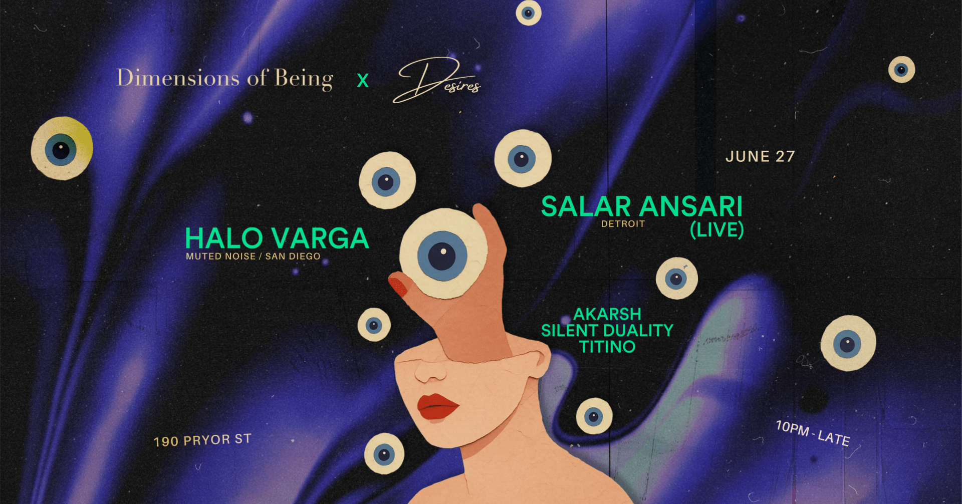 Desires X Dob Present: Halo Varga & Salar Ansari (Live)