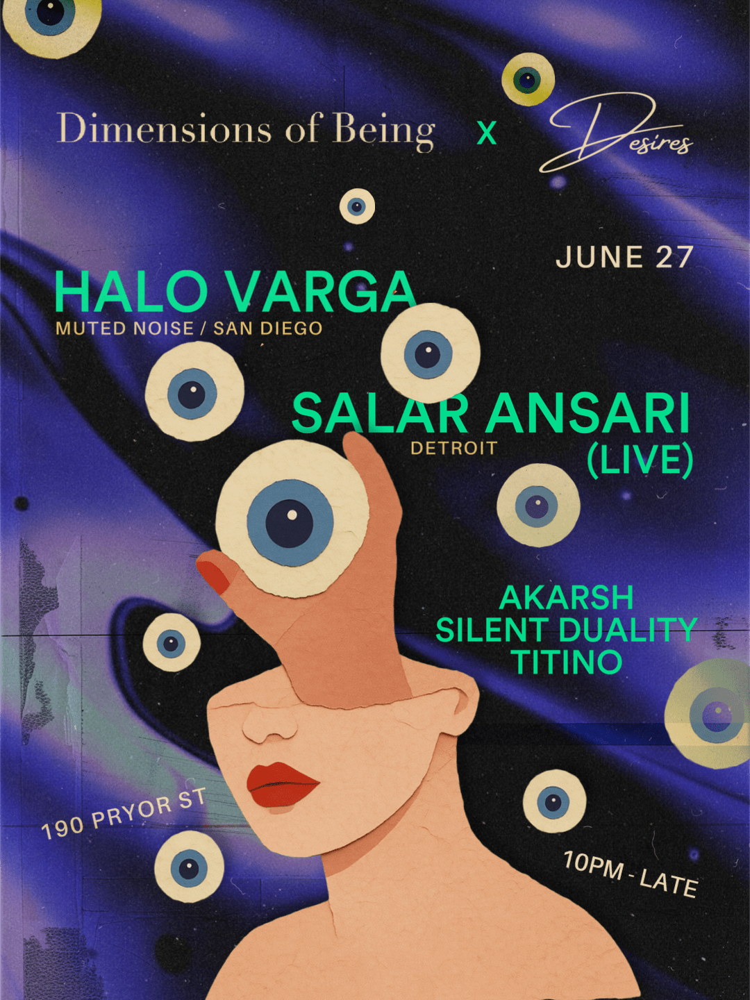 Desires X Dob Present: Halo Varga & Salar Ansari (Live)