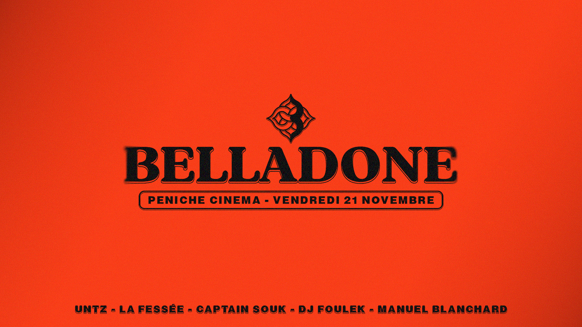 Belladone // Techno To Hardtechno 00h-10h W/ Péniche Cinéma