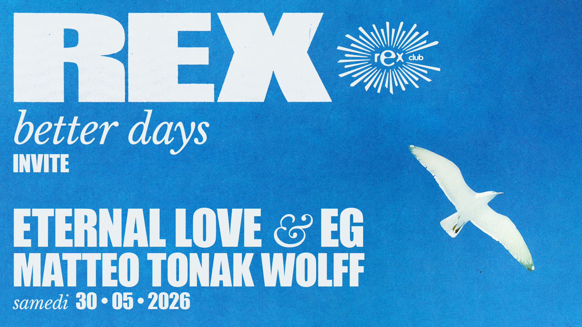 Better Days Invite: Eternal Love, Eg, Matteo, Tonak, Wolff