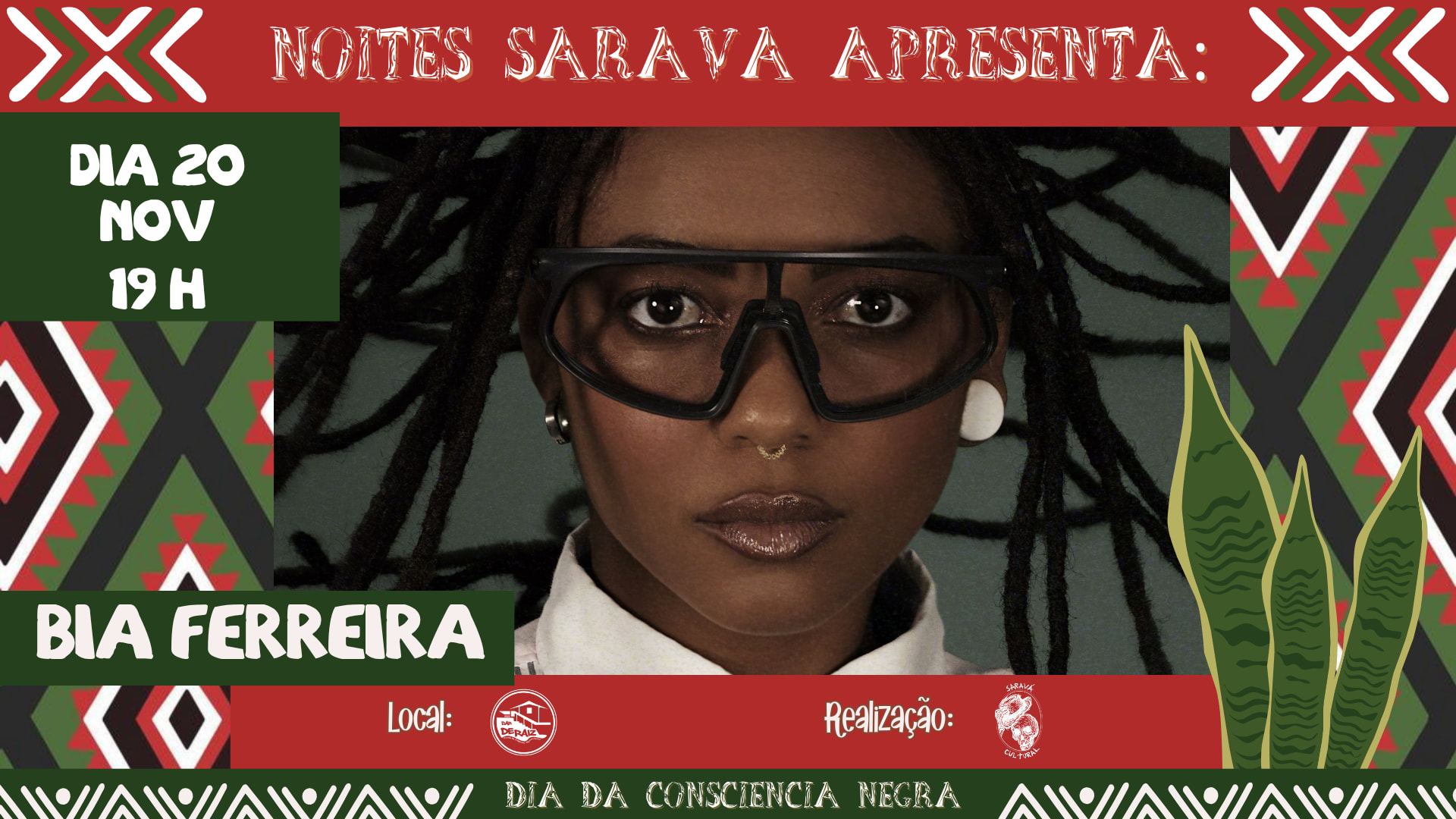 Noites Saravá Apresenta Bia Ferreira Em Florianópolis