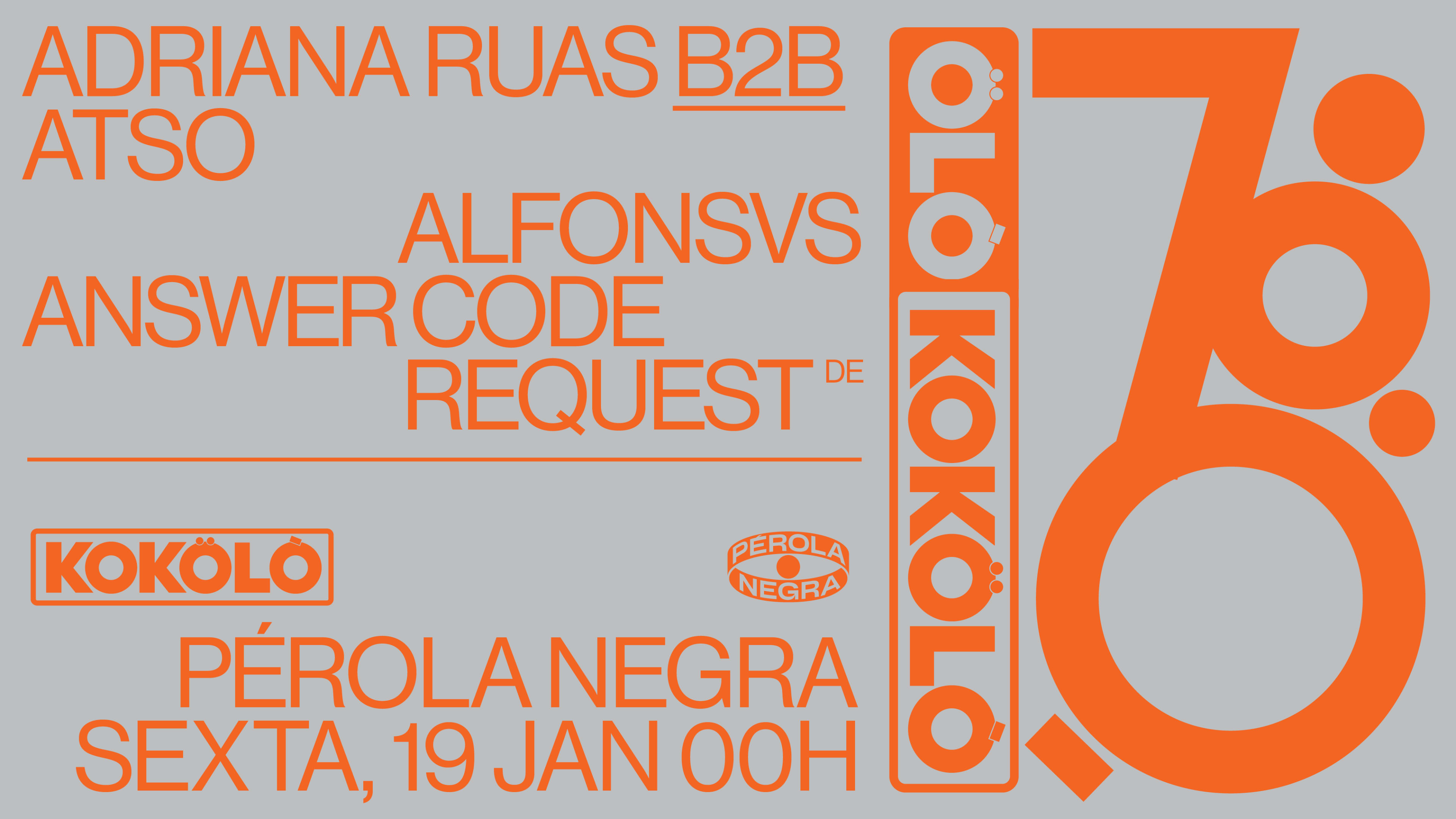 Ölò By Kokölò | Pérola Negra | 19.01.2023