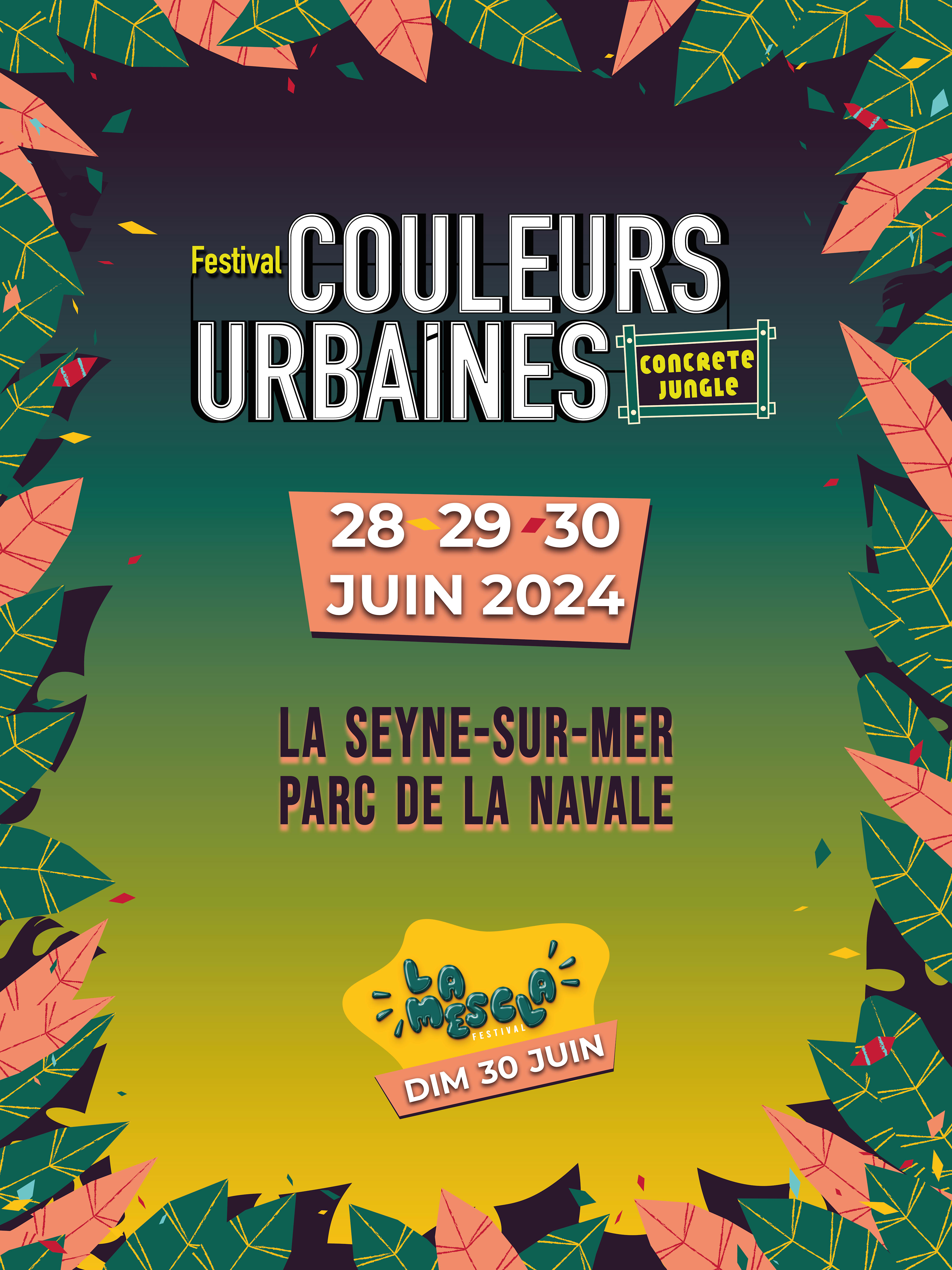 Festival Couleurs Urbaines 2024 - Édition Concrete Jungle