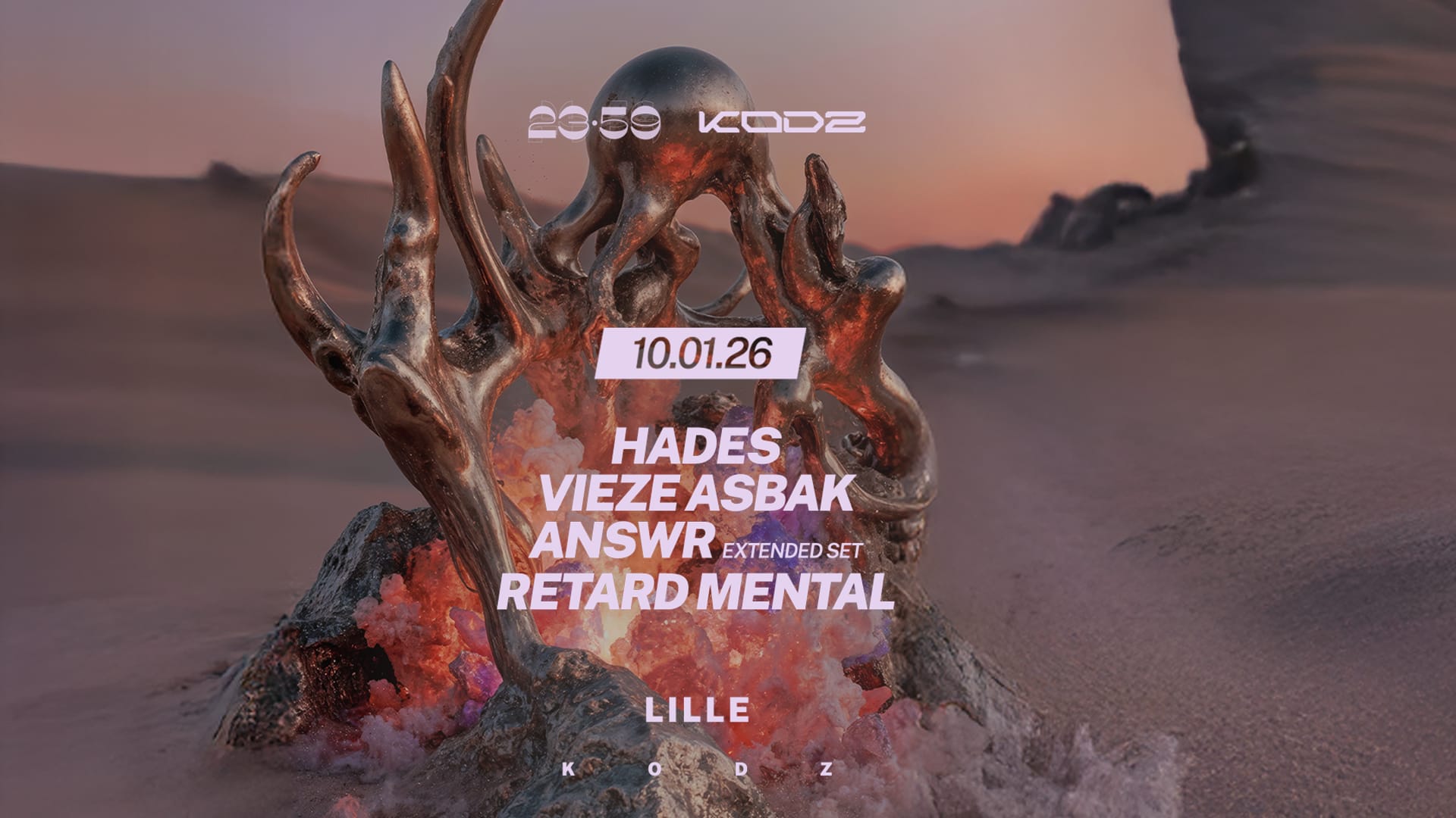 23:59 X Kodz – Hades, Vieze Asbak, Answr, Retard Mental