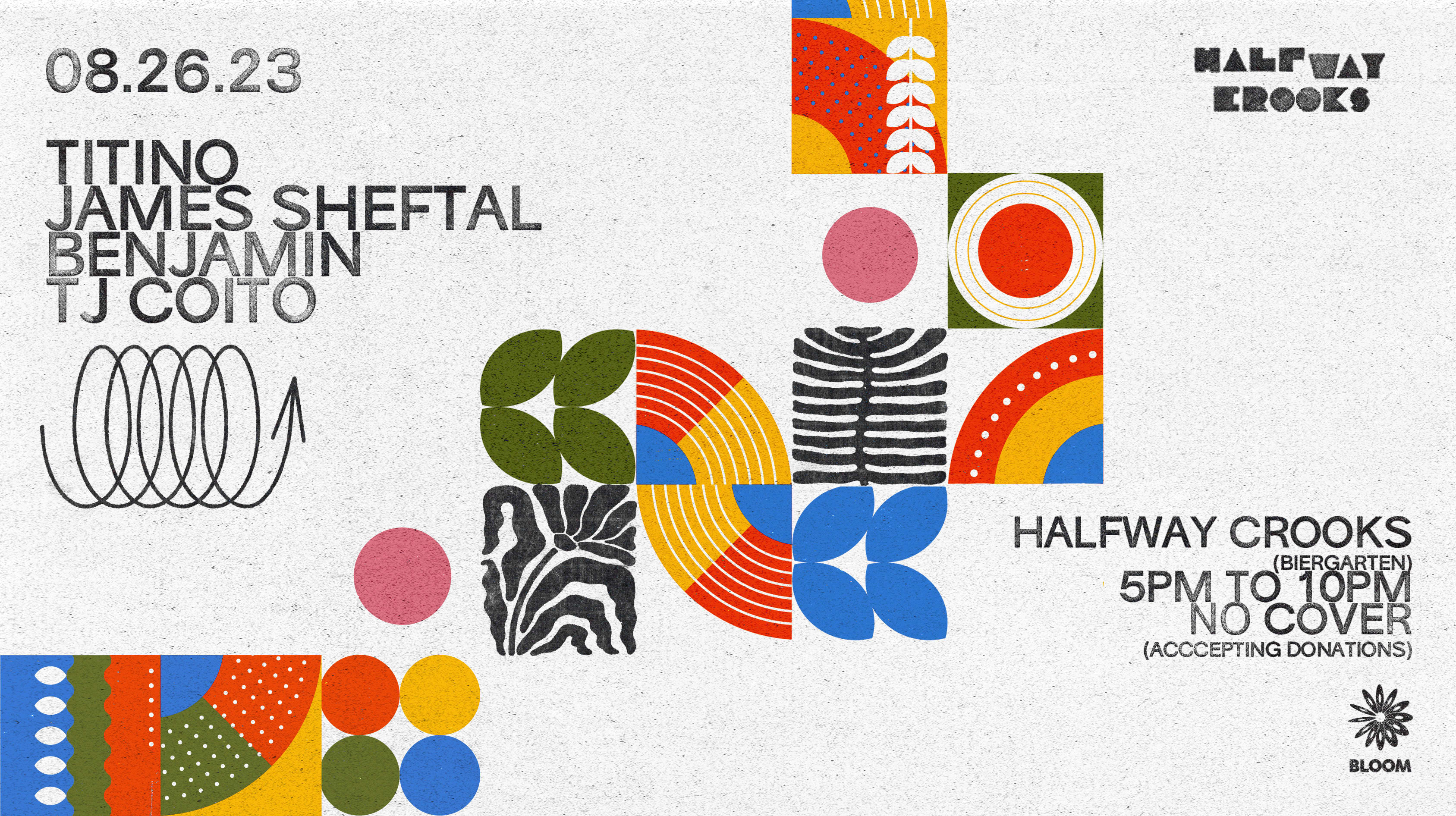 Bloom With Titino, James Sheftal, Benjamin & Tj Coito