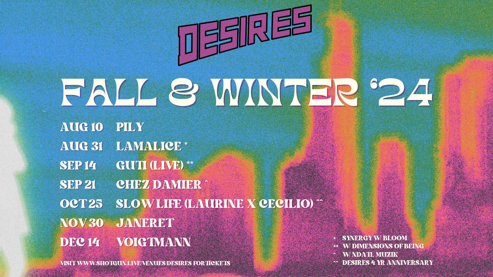 Desires All Access Season Pass For Fall/Winter 24