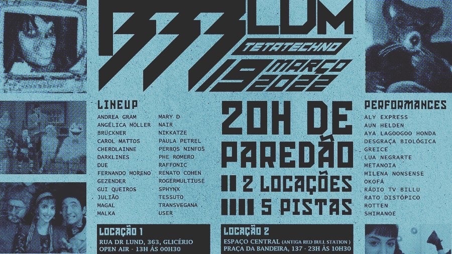Bbblum: 20h De Paredão - 2 Locações