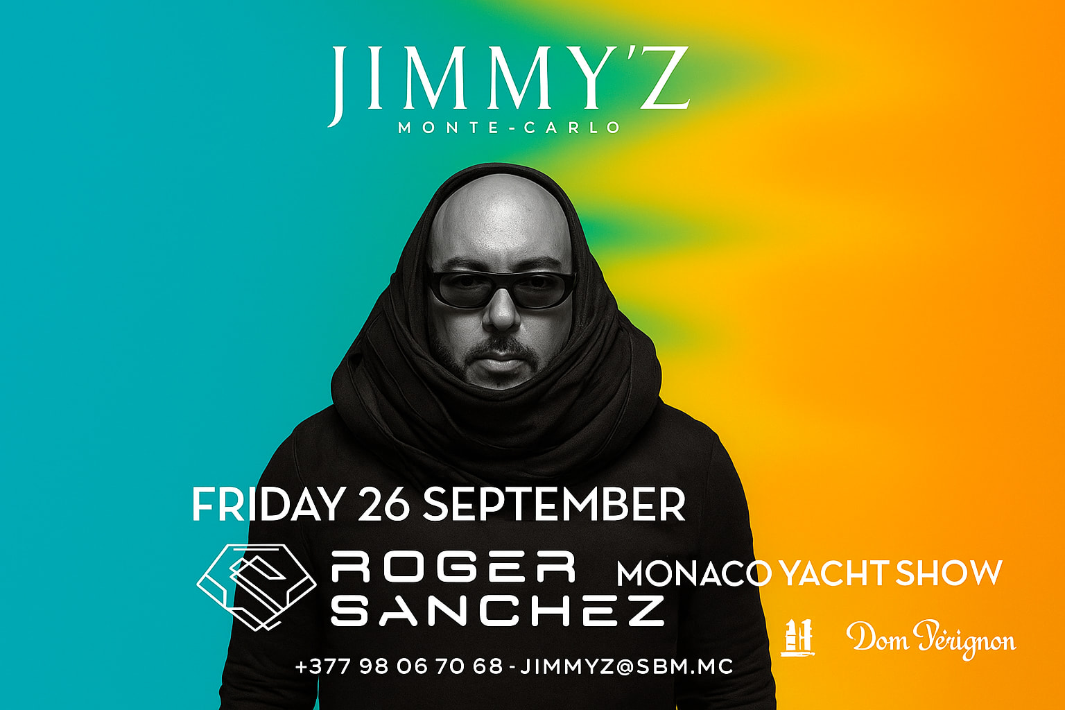 Roger Sanchez X Jimmy’Z MC For Monaco Yacht Show- 26.09