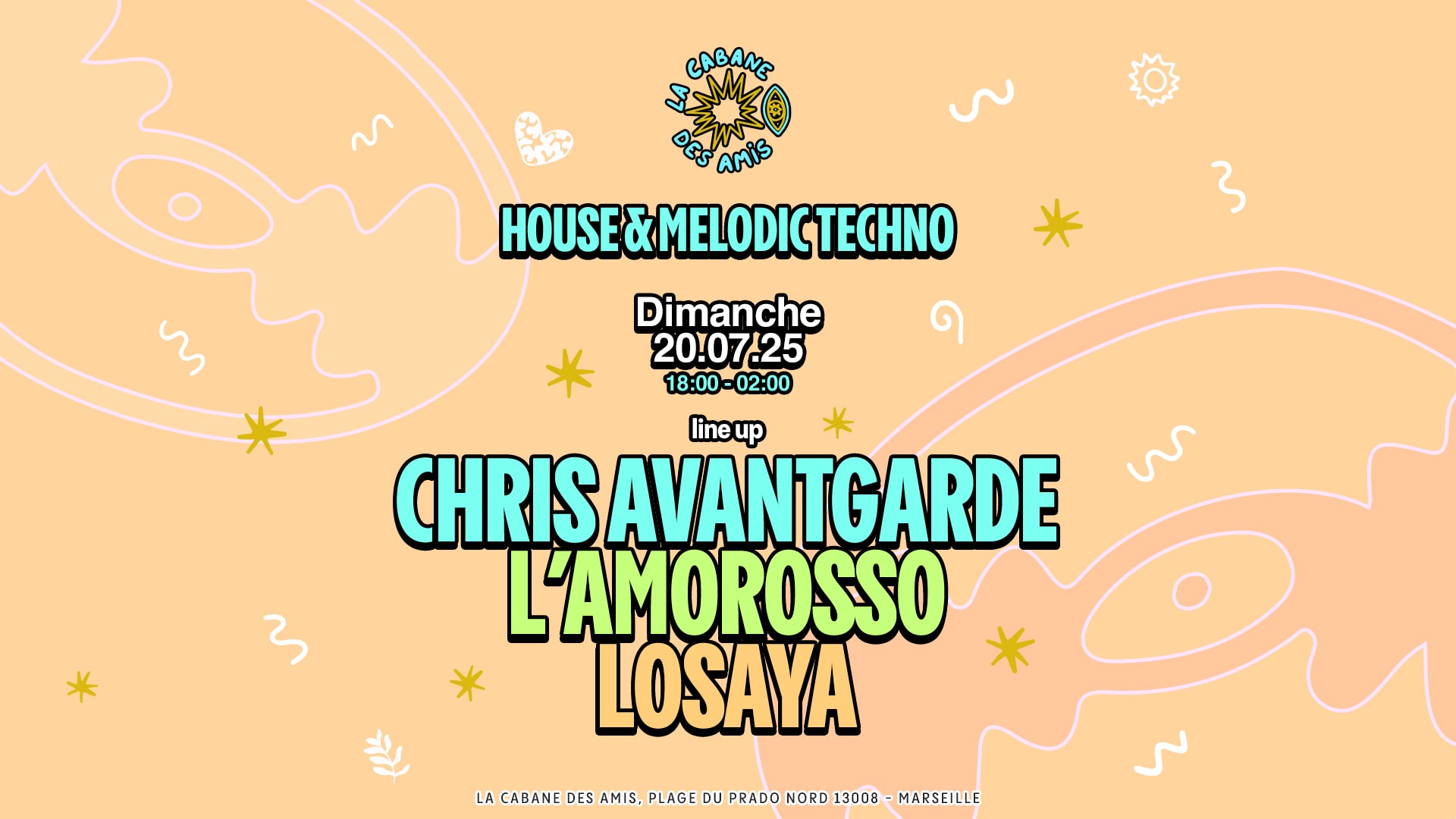 Chris Avantgarde X L'amorosso X Losaya - 20 Juillet 2025