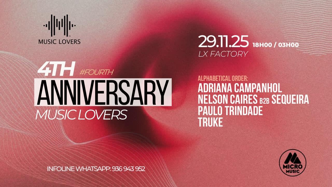 Music Lovers 4th Anniversary