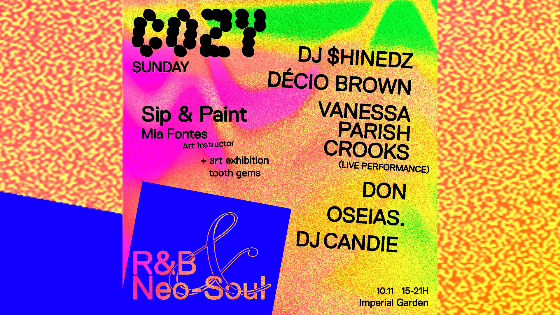 Cozy Sunday: Sip & Paint + R&B And Neo-Soul