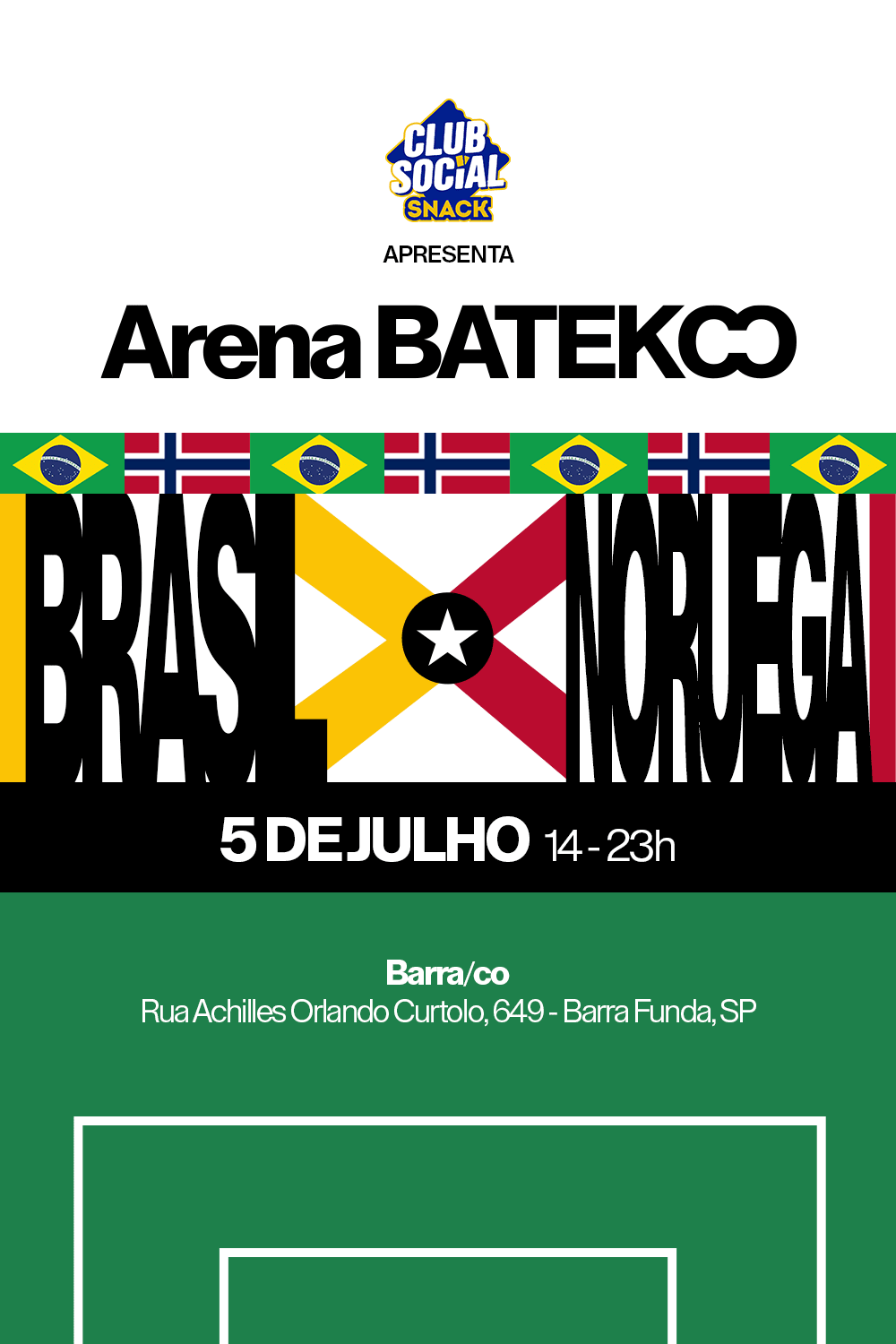 Arena Batekoo: Brasil X Noruega - 5/7 @Sp