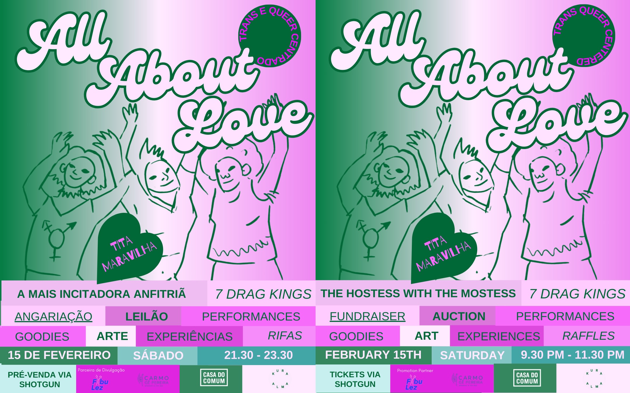 All About Love - Angariação De Fundos Para Santuario Queer