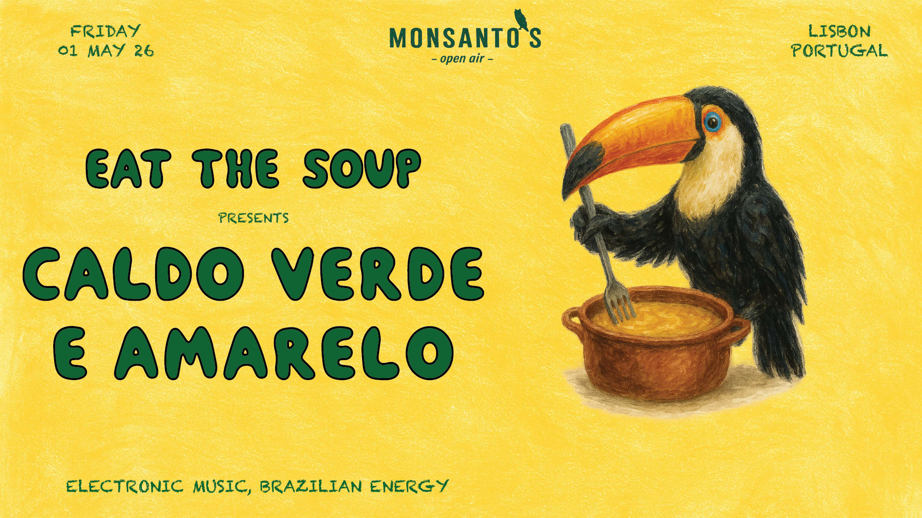 Eat The Soup X Caldo Verde E Amarelo