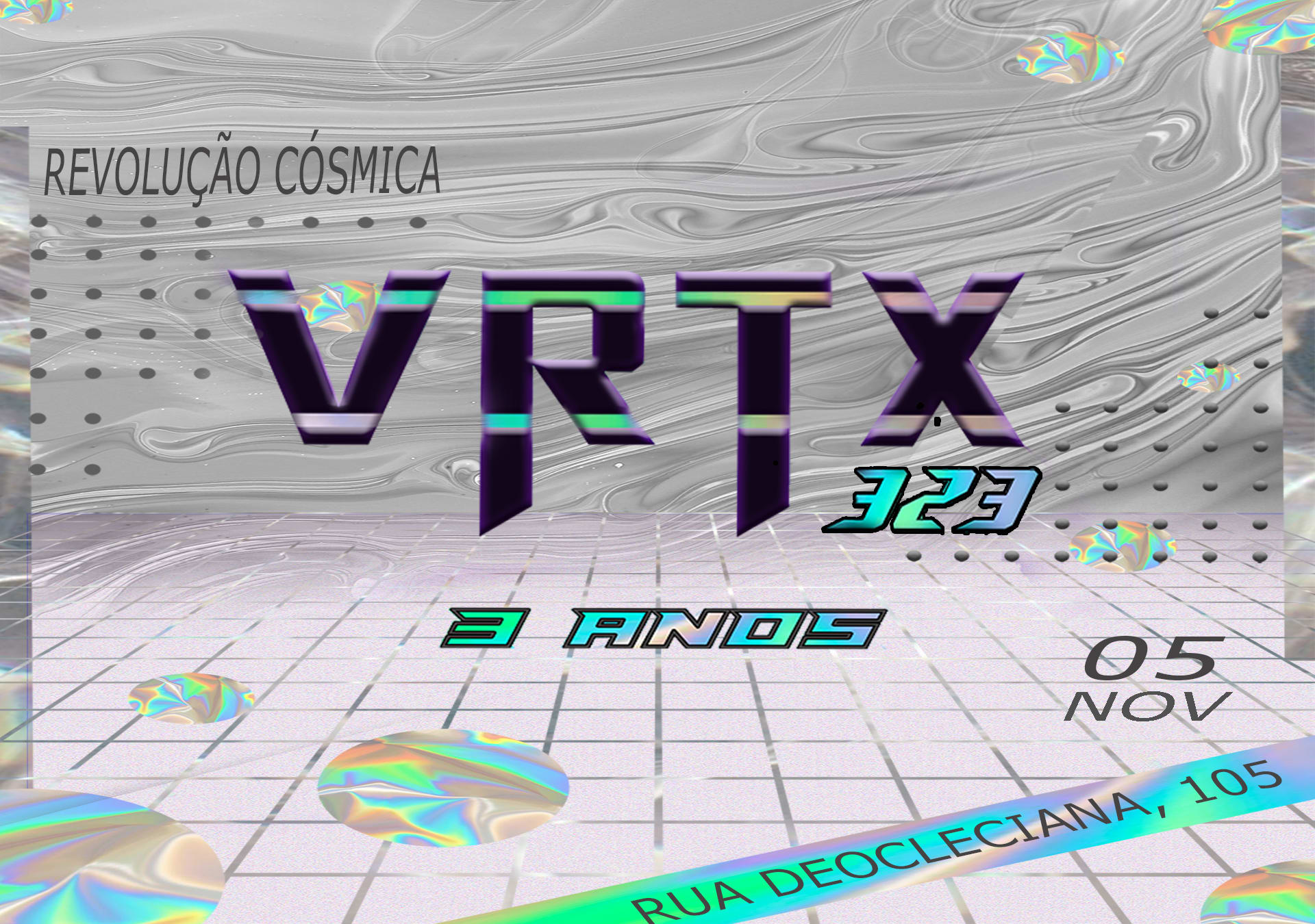 Vortex 323 - Aniversário De 3 Anos - Revolução Cósmica