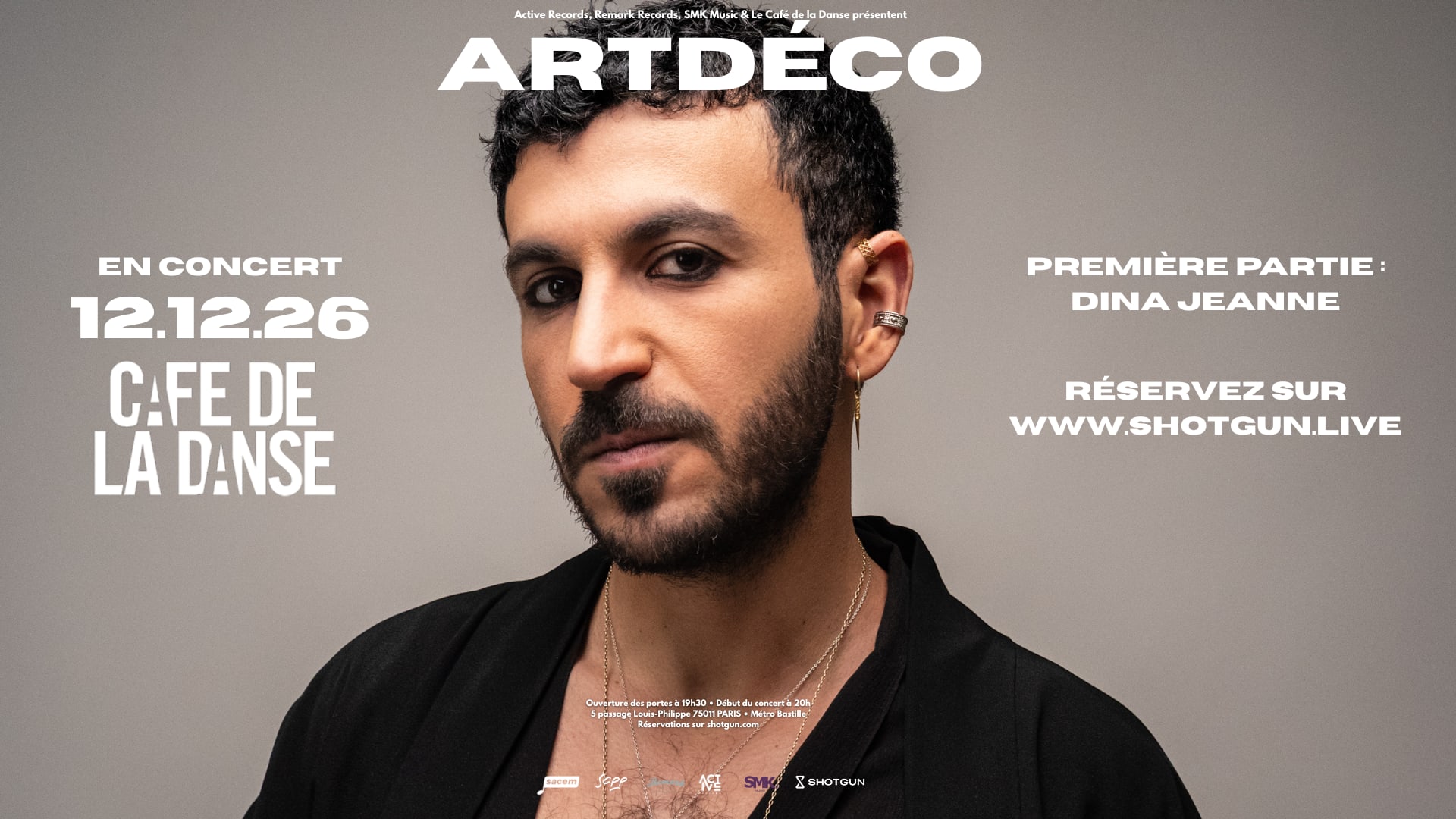 Artdéco Au Café De La Danse 2026