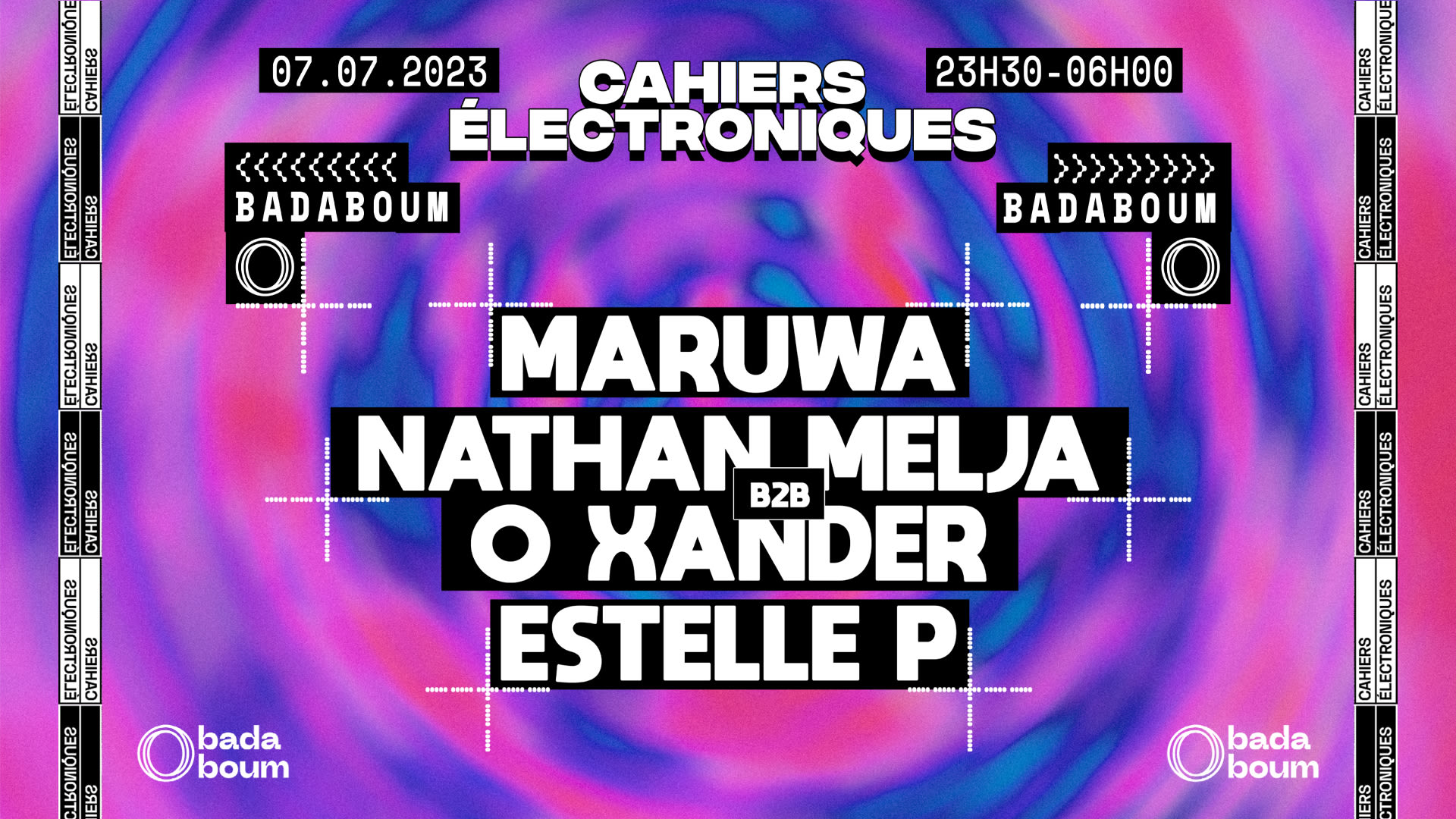 Club — Cahiers Electroniques : Maruwa (+) Nathan Melja