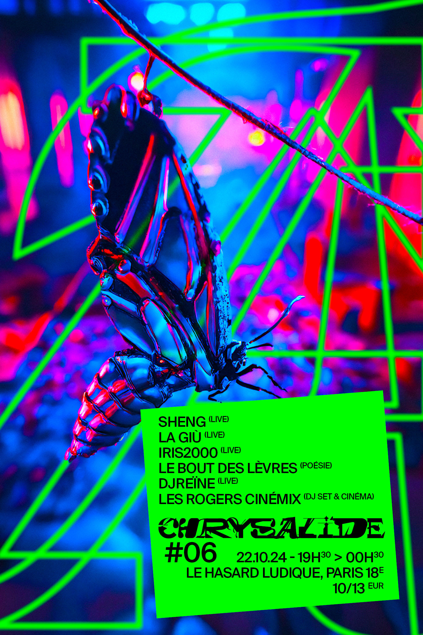 Chrysalide #6 : Iris2000, La Giù, Sheng, Djreïne & More