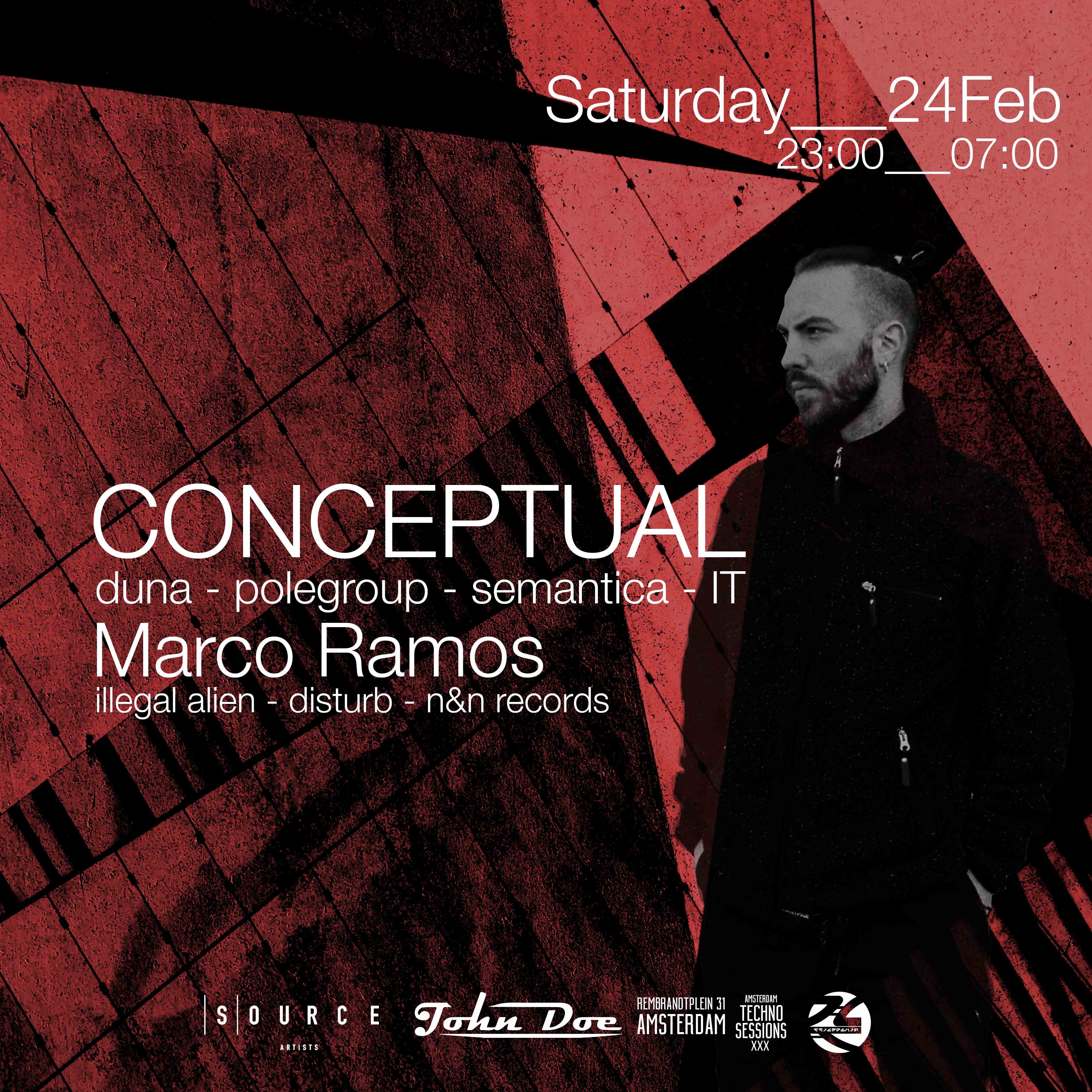 Amsterdam Techno Sessions W/ Conceptual (Polegroup, Duna) It