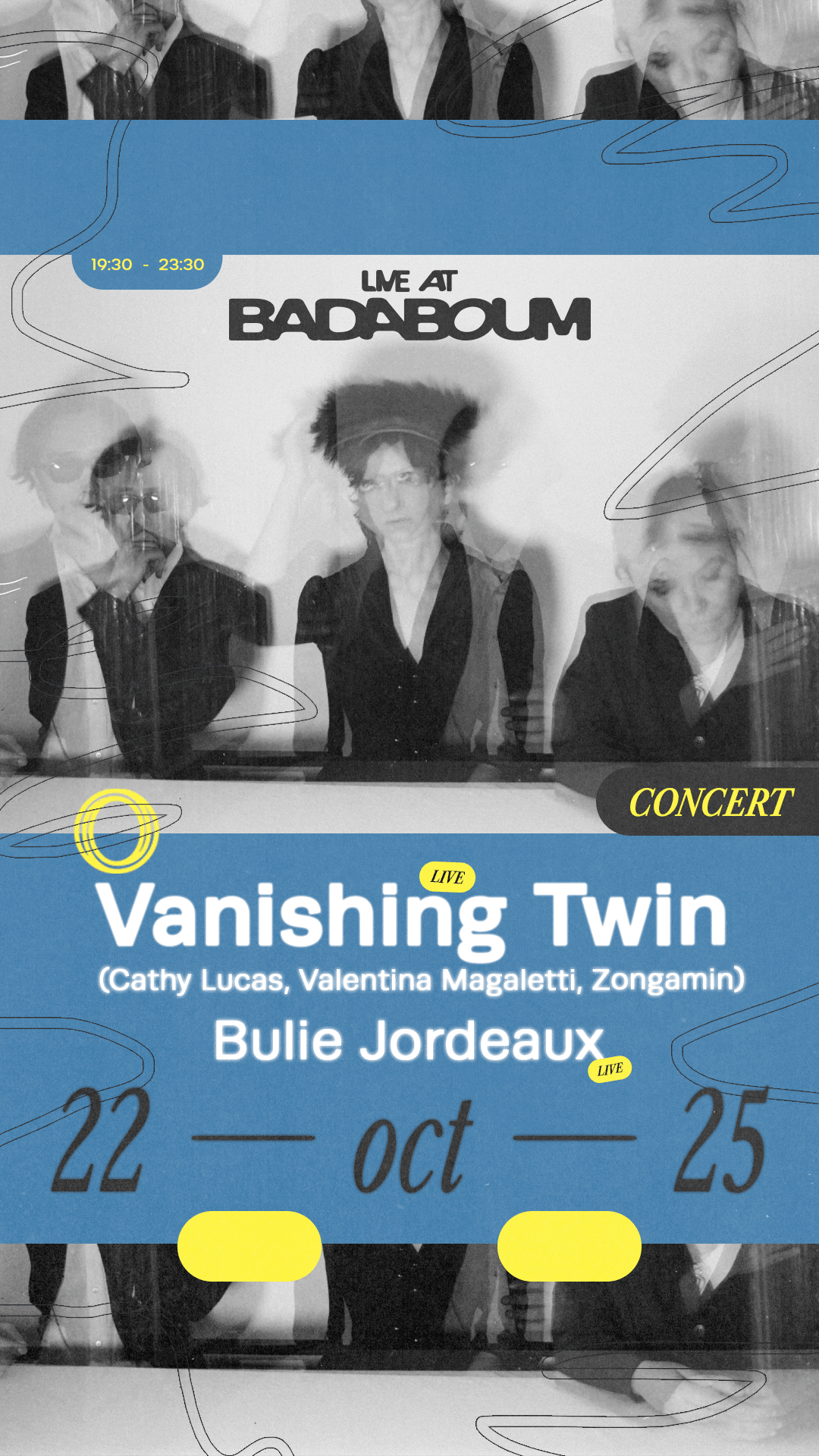 Concert — Vanishing Twin, Bulie Jordeaux