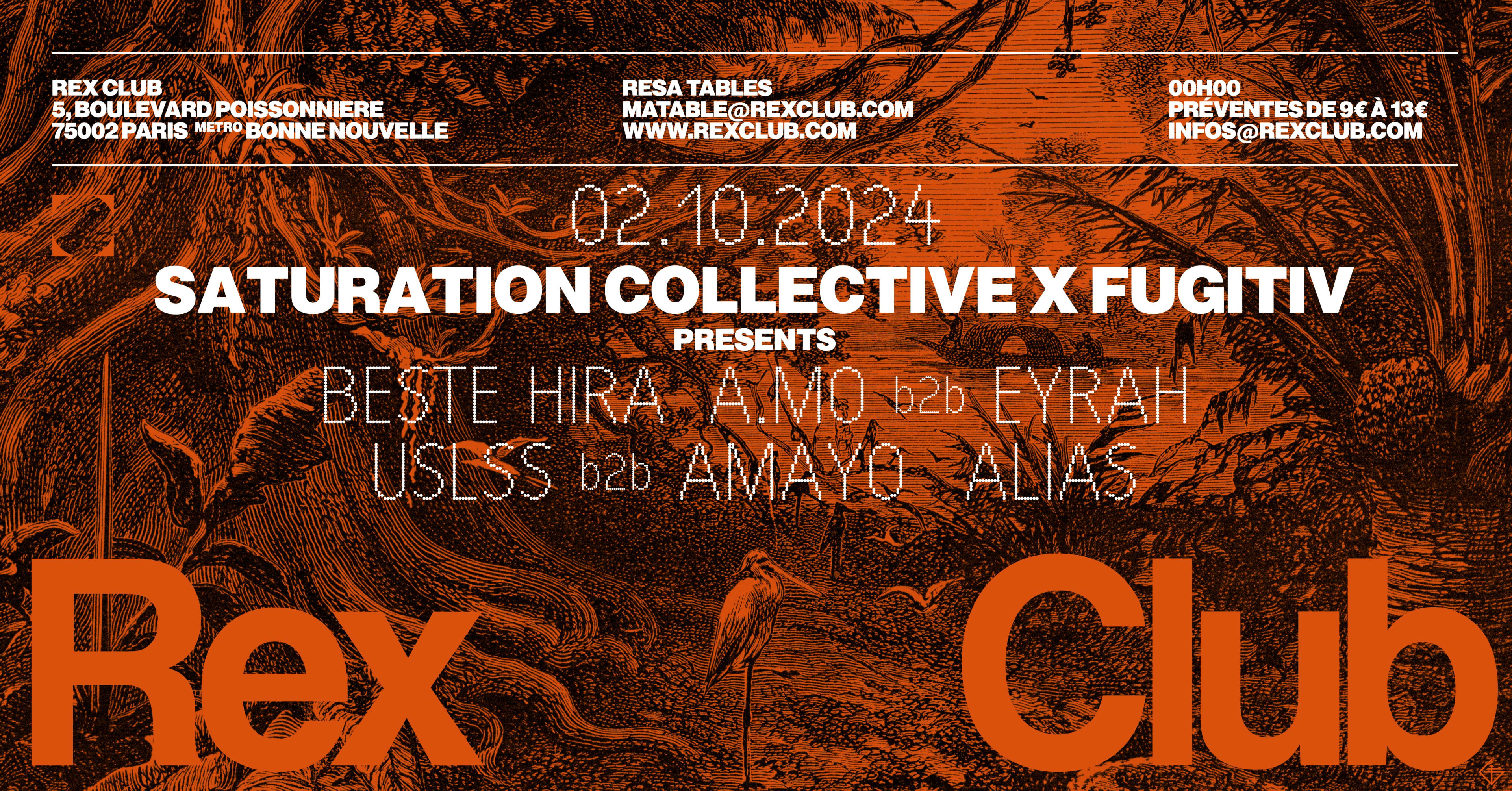 Saturation X Fugitiv : Beste Hira, A.Mo B2b Eyrah